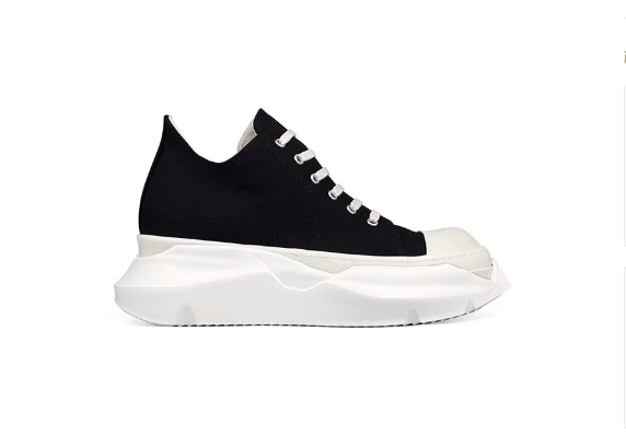 Rick Owens Drkshdw RO Drkshdw Men's Canvas Thick Sole Low Shoes Size US 10 / EU 43 - 1 Thumbnail