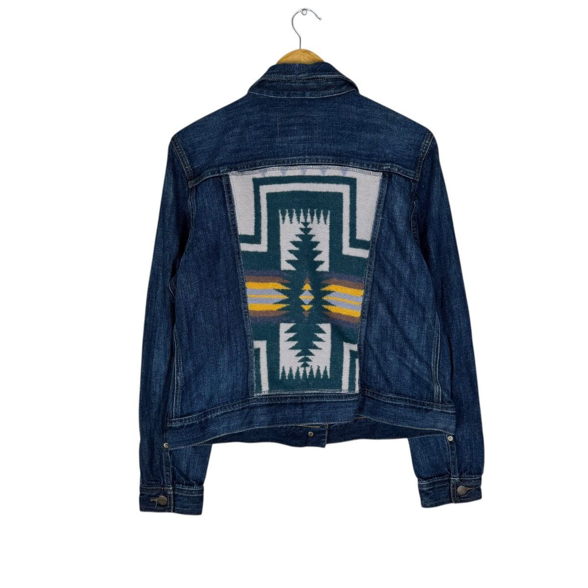 Lauren Ralph Lauren 🔥 LAUREN RL NATIVE DENIM CUSTOM JACKET Size L / US 10 / IT 46 - 1 Thumbnail