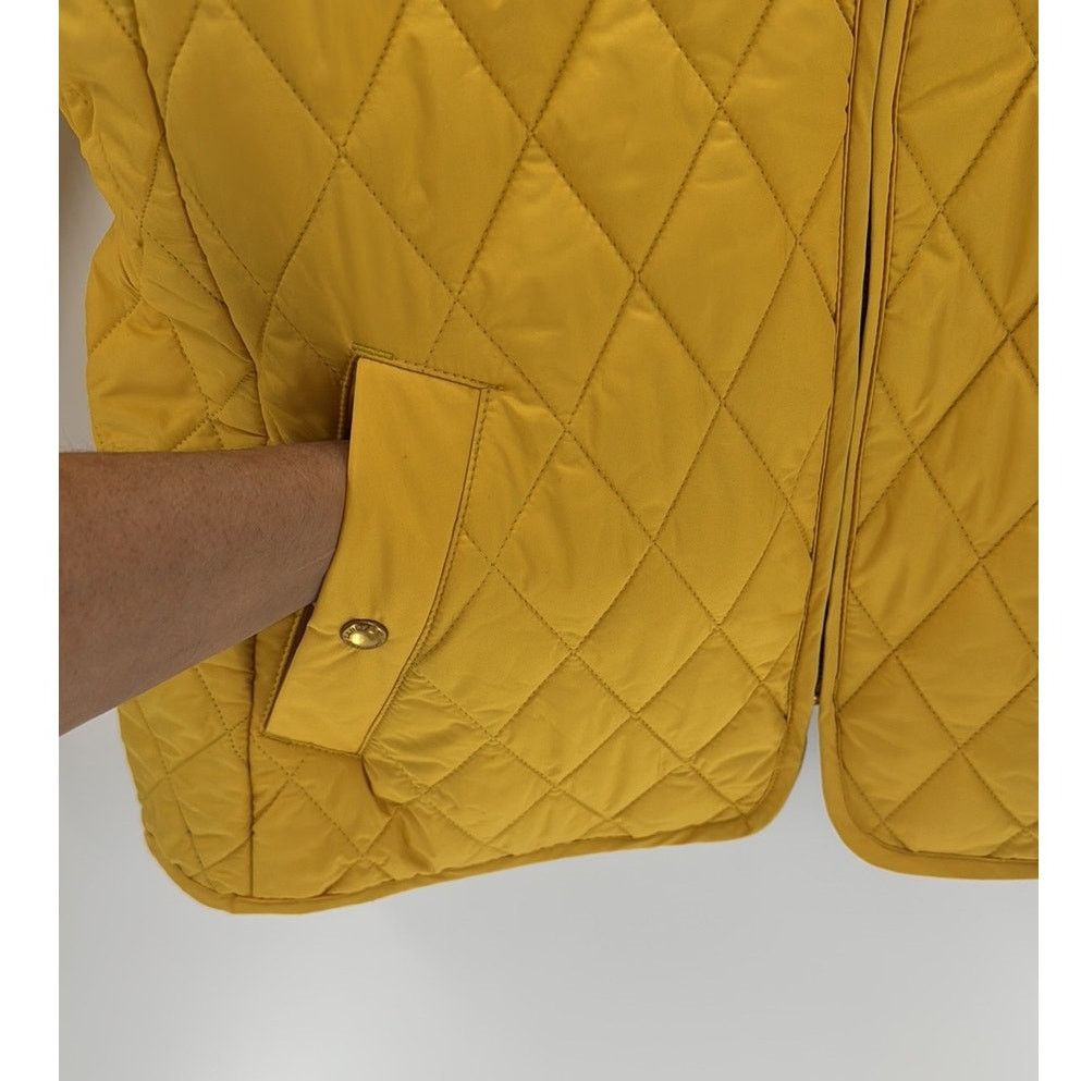 Lands' End Lands’ End yellow quilted chore jacket barn jacket size MP Size M / US 6-8 / IT 42-44 - 4 Thumbnail
