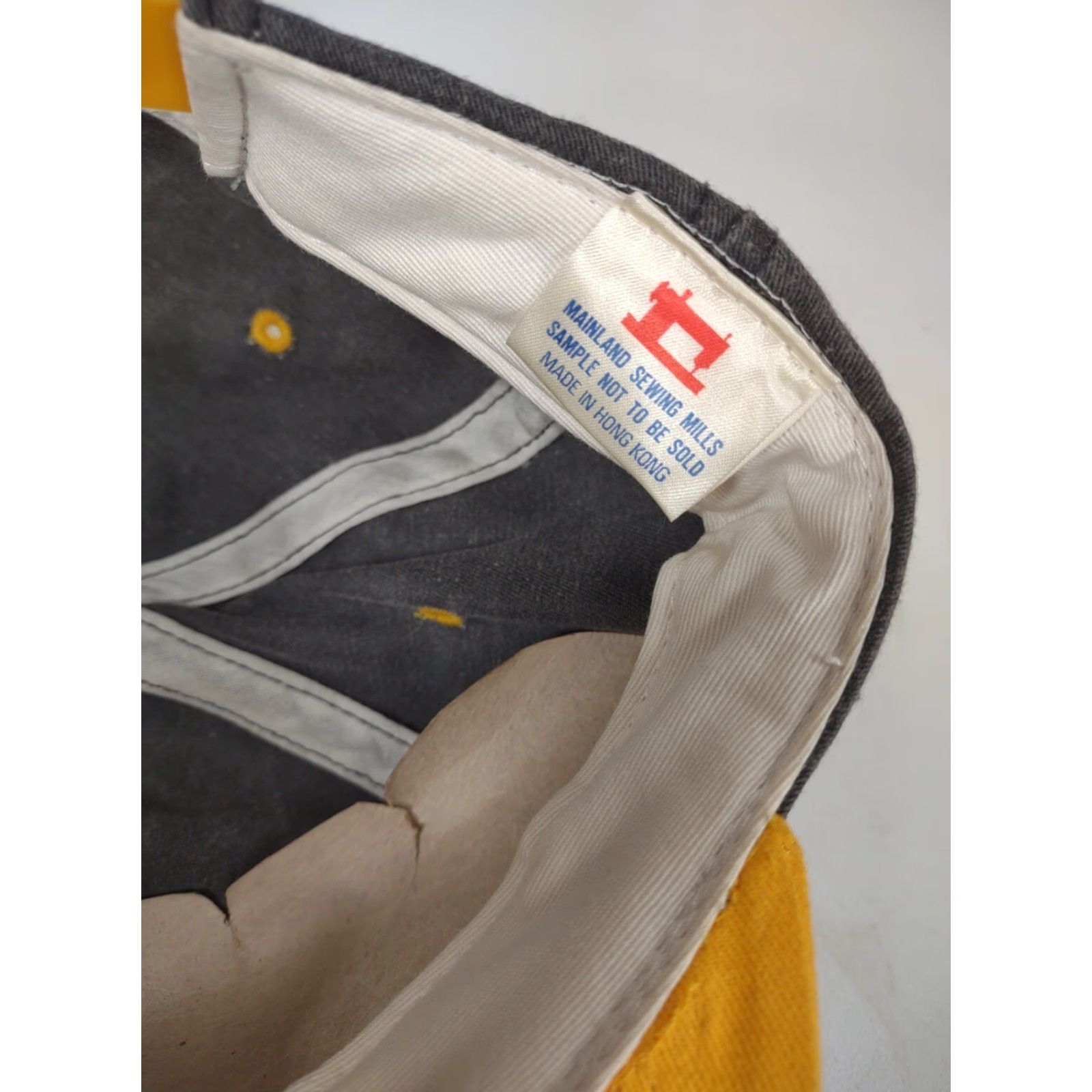 Vintage VINTAGE Mainland Sewing Mills Pittsburgh Steelers Sample Not for Sale Snapback Hat Size ONE SIZE - 7 Thumbnail
