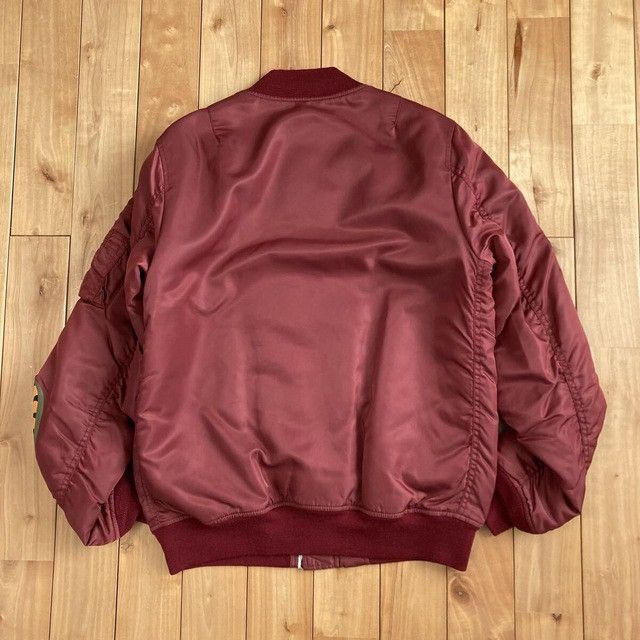 Bape BAPE SHARK MA-1 Bomber Jacket a bathing ape Dark Red Size US S / EU 44-46 / 1 - 3 Thumbnail
