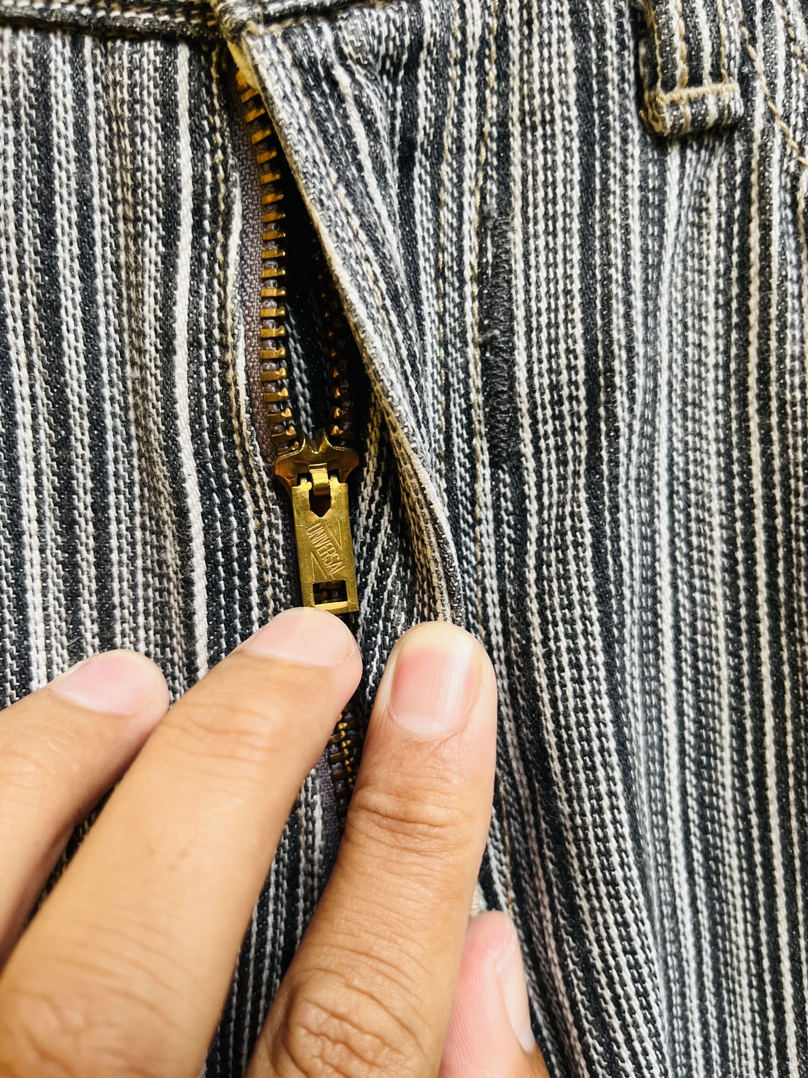 Japanese Brand × Vintage Vintage Blue Way Striped Japanese Designer Fashion Style Size US 29 - 8 Thumbnail