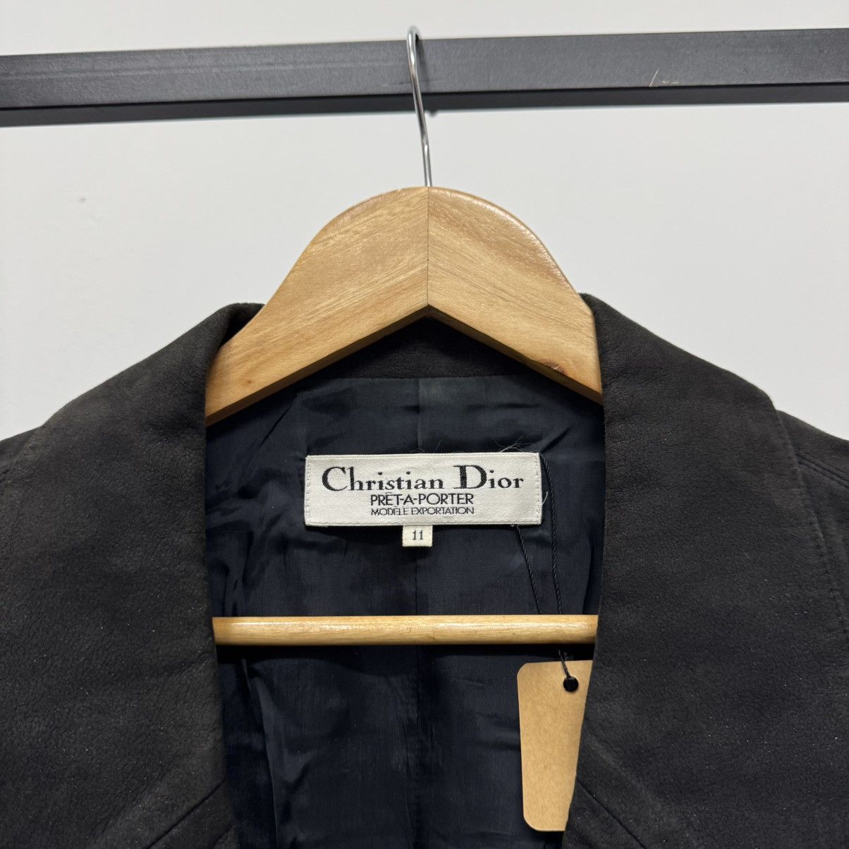 Christian Dior Monsieur Vintage Christian Dior Embroidered Logo Suede Leather Coat Size US M / EU 48-50 / 2 - 6 Thumbnail