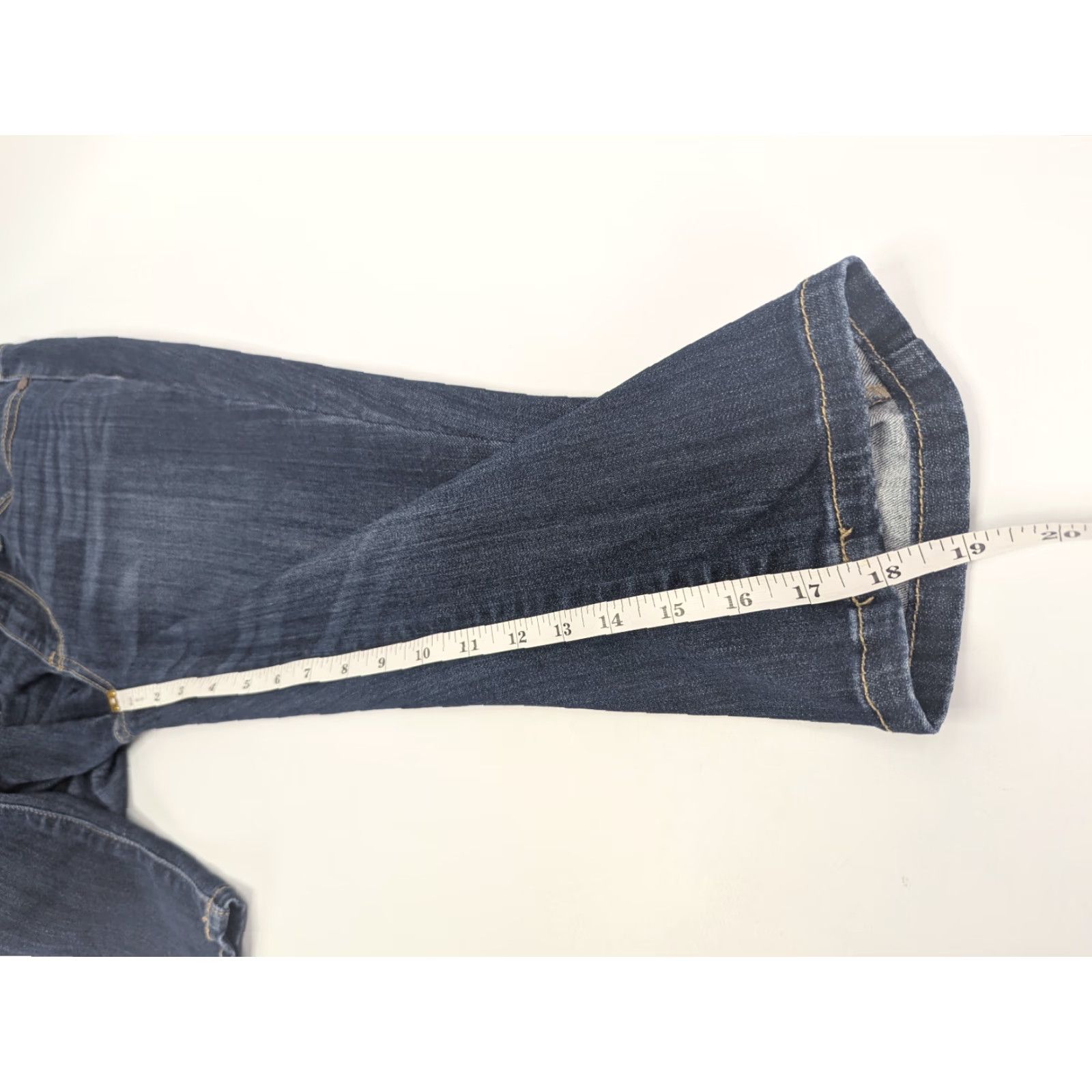 Denime Judy Blue Denim Blue Skinny Fit Capri Jeans Womens 1/25 JB82291DK Size 25" / US 0 / IT 36 - 5 Thumbnail