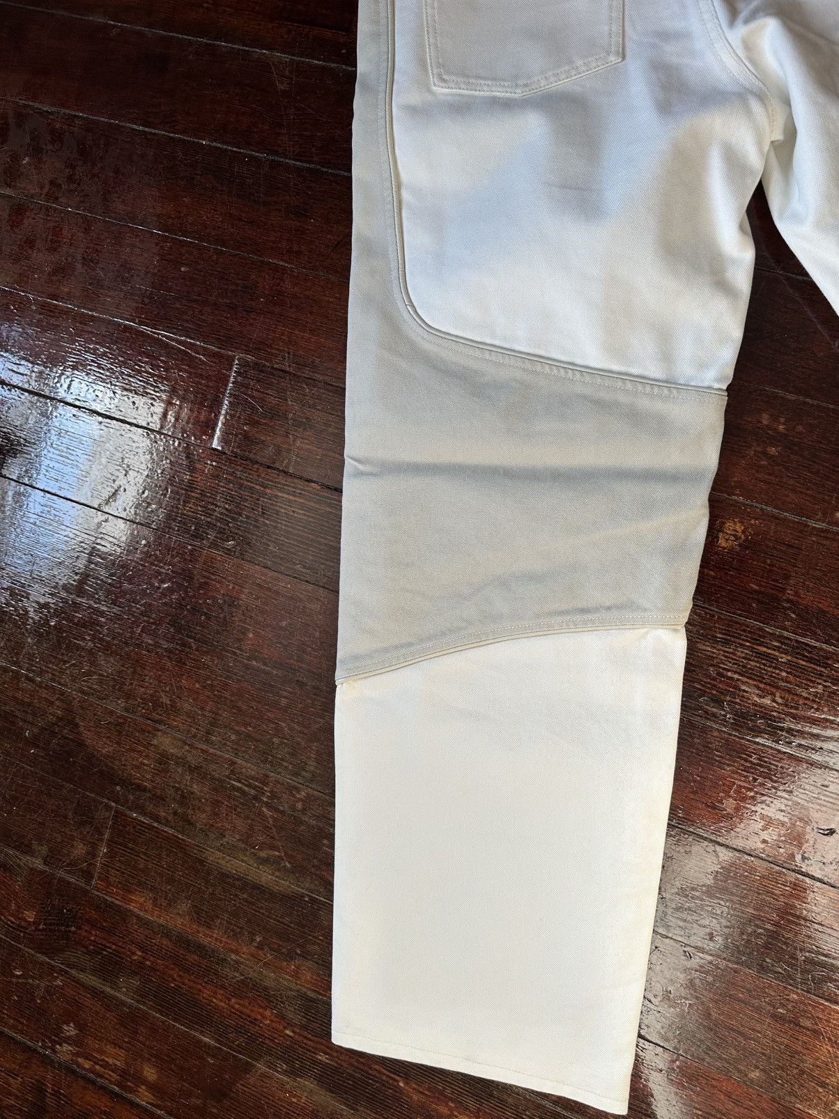 Supreme × Vanson Leathers SUPREME X VANSON LEATHERS CORDURA COTTON PANT WHITE 30 Size US 30 / EU 46 - 13 Thumbnail