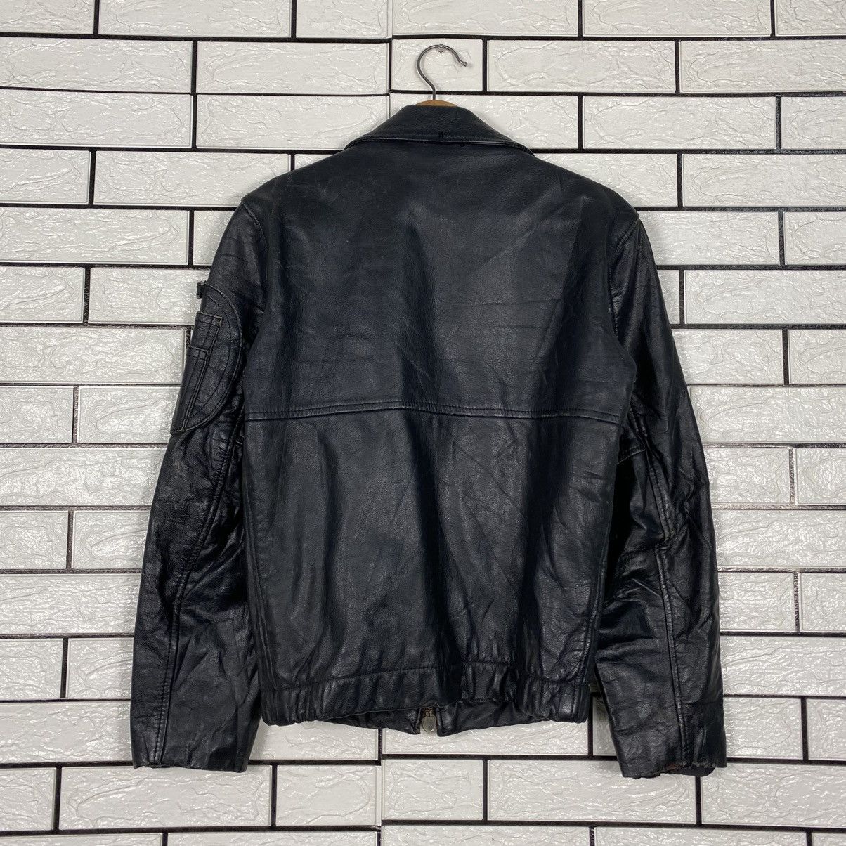 Japanese Brand Rare Vintage Pierre Jacques Genuine Leather Jacket Size US S / EU 44-46 / 1 - 9 Thumbnail