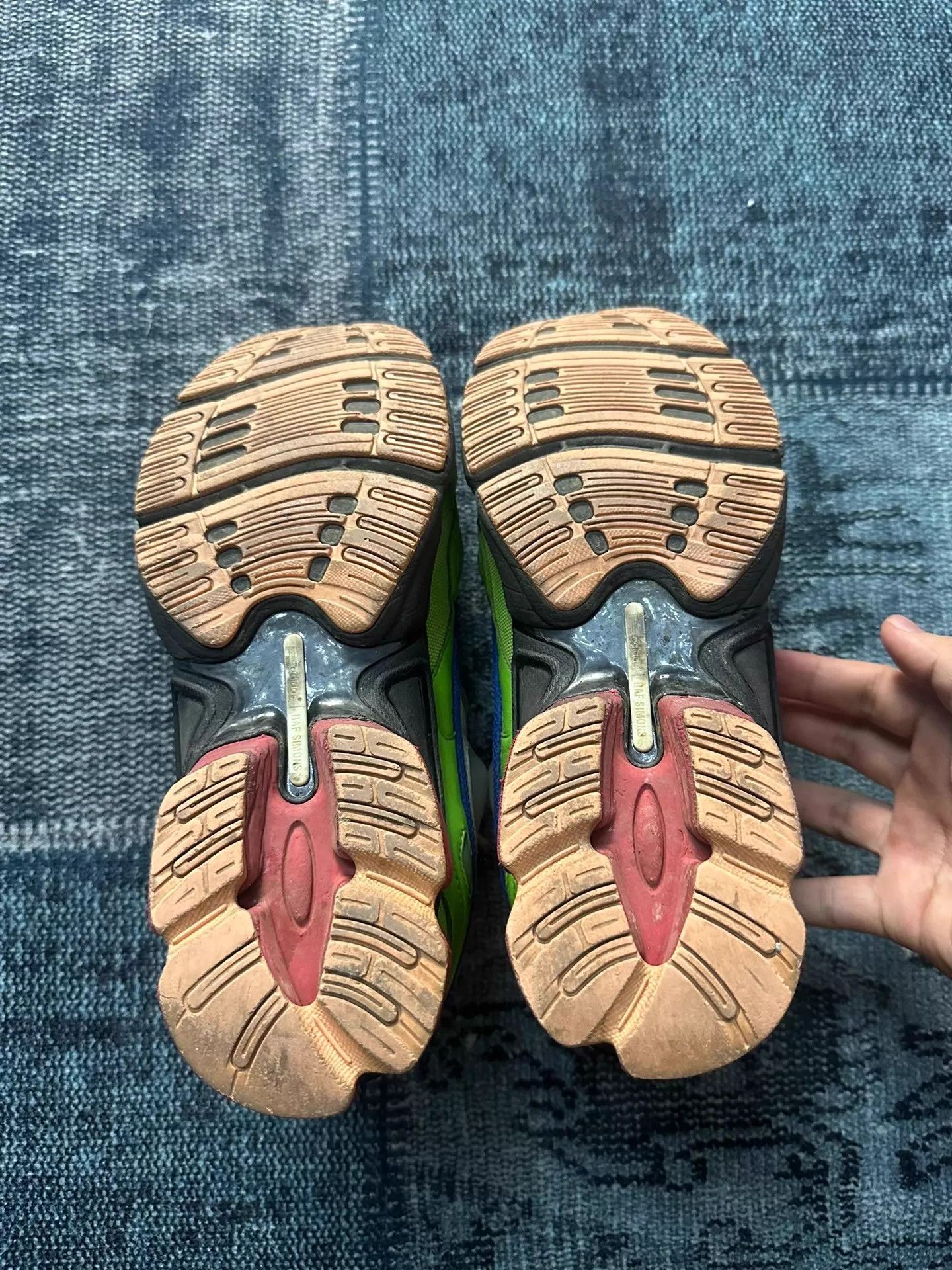 Raf Simons Raf Simons Ozweego Green Red White 42.5 Size US 9.5 / EU 42-43 - 6 Thumbnail