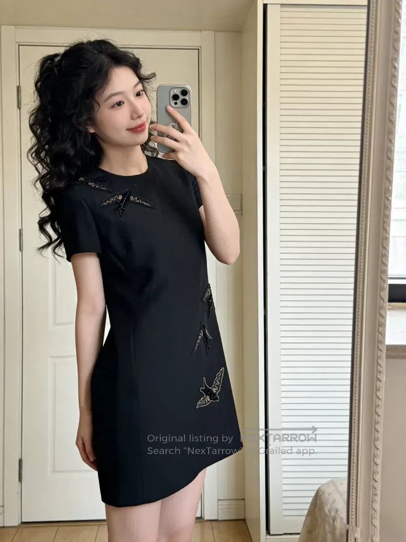Valentino Valentino Flying swallow studded beaded dress Size S / US 4 / IT 40 - 1 Thumbnail