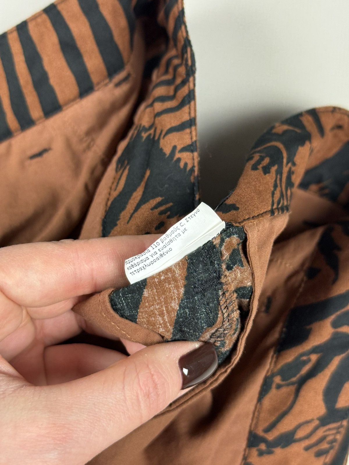 Weekend Max Mara Weekend Max Mara Ladies Zebra Pattern Cargo Pants Trousers Size 29" - 12 Thumbnail
