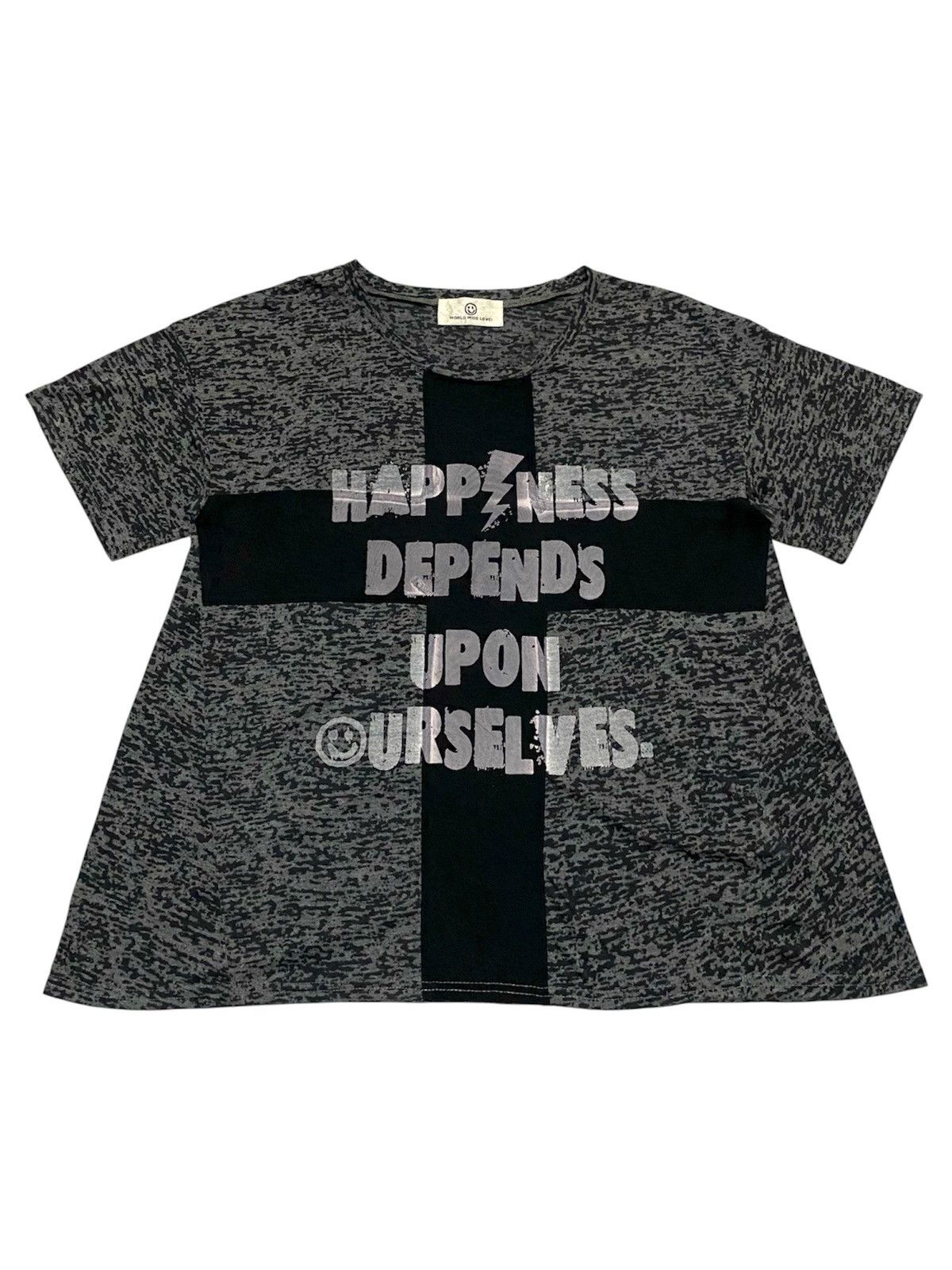 Japanese Brand 2000s World Wide Loved “Cross” Mesh Top Size S / US 4 / IT 40 - 1 Thumbnail