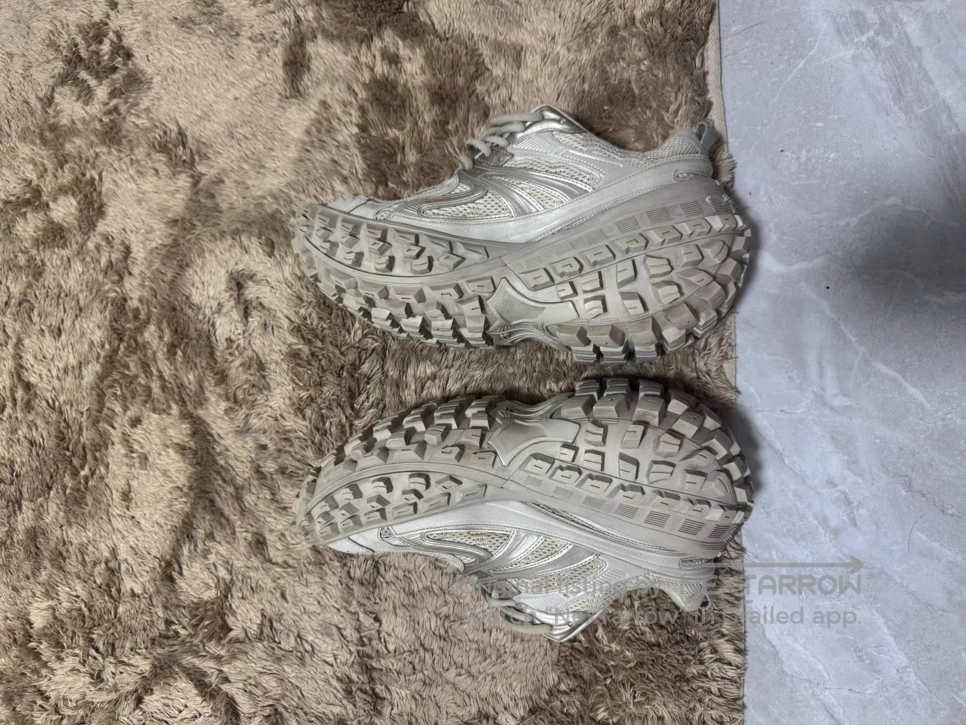 Balenciaga Gray Low-Top Sneakers Size 10. Size US 10 / EU 43 - 4 Thumbnail