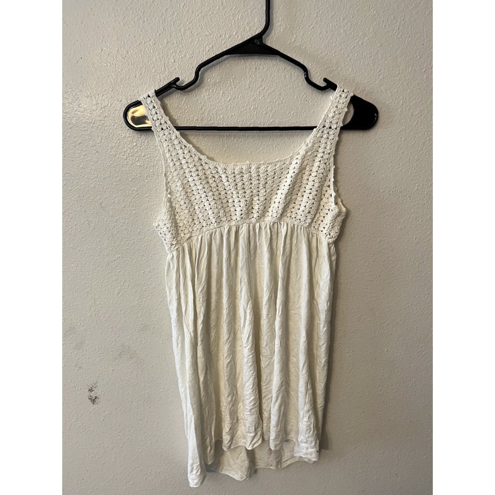 Vintage VINTAGE Max Studio Women’s Tank Blouse Size Small Sleeveless Cotton Nylon Spandex White Casual Size S / US 4 / IT 40 - 3 Thumbnail
