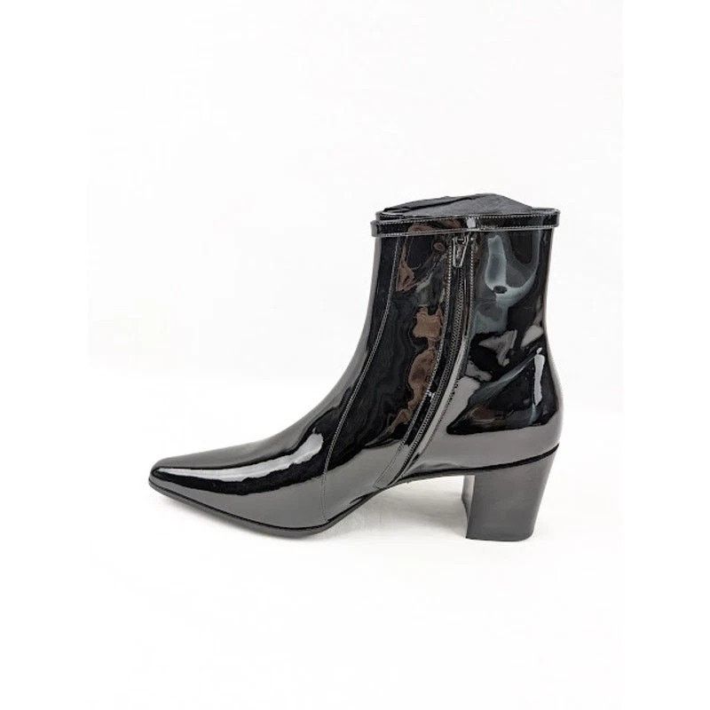 Saint Laurent Paris o1rshd1 Q:2 / Arsun 70 Zipped Boots in Nero Size US 8 / EU 41 - 6 Thumbnail