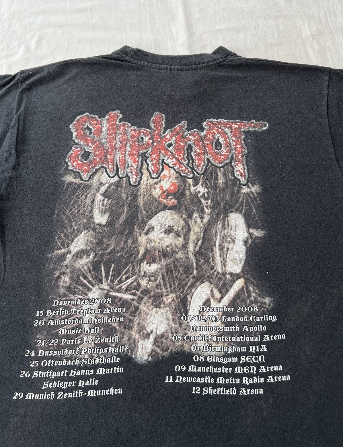 Band Tees Vintage 2008 Slipknot All Hope Is Gone Nu Metal Band T-shirt Size US M / EU 48-50 / 2 - 18 Thumbnail