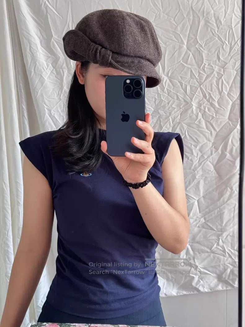 Vivienne Westwood Vivienne Westwood Grayish Brown Bow Hat Size ONE SIZE - 9 Thumbnail