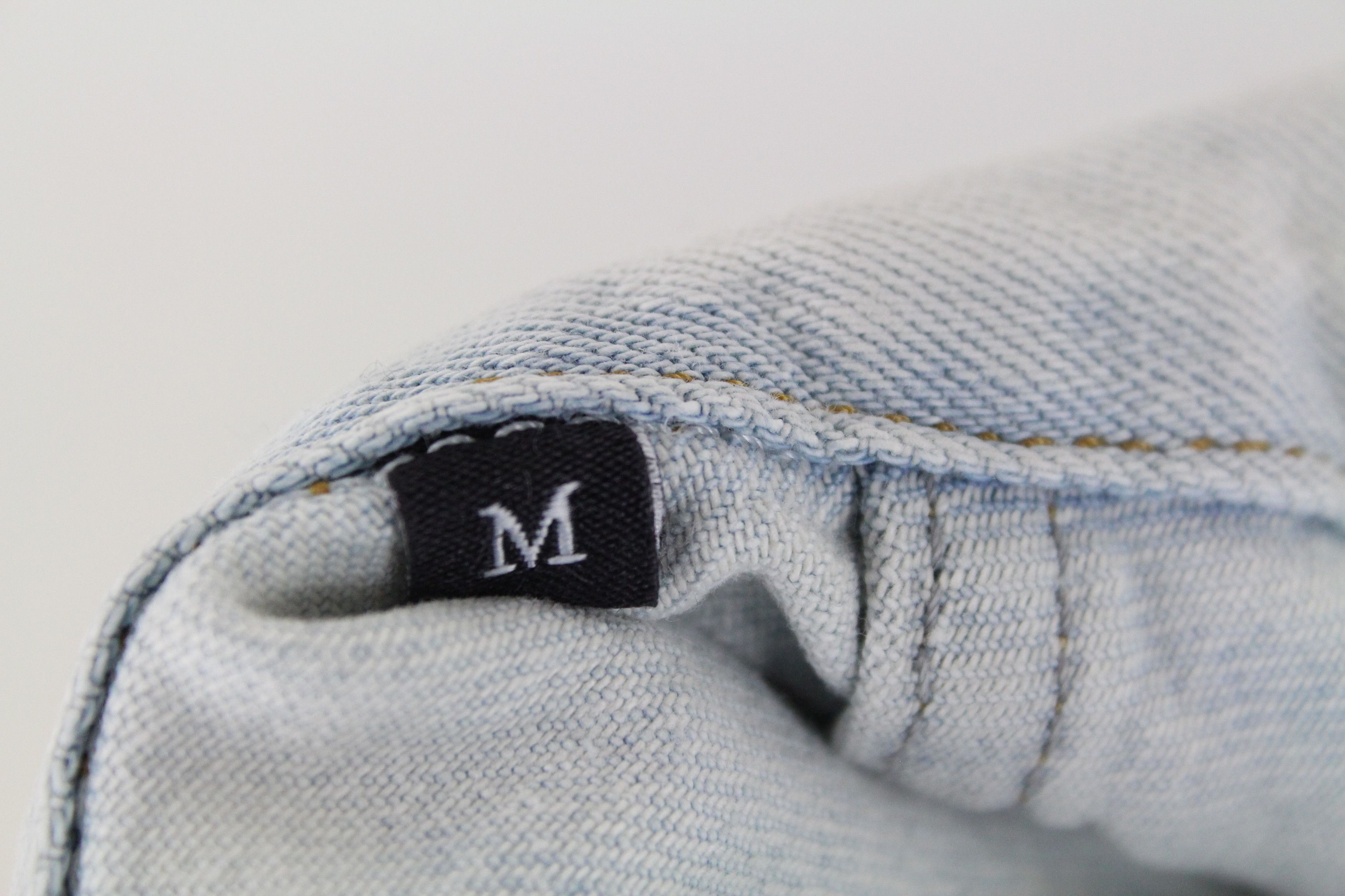Diesel DE-VISTY 069AV M Blue Washed Cotton Ripped Jacket 55633 Size M / US 6-8 / IT 42-44 - 10 Thumbnail