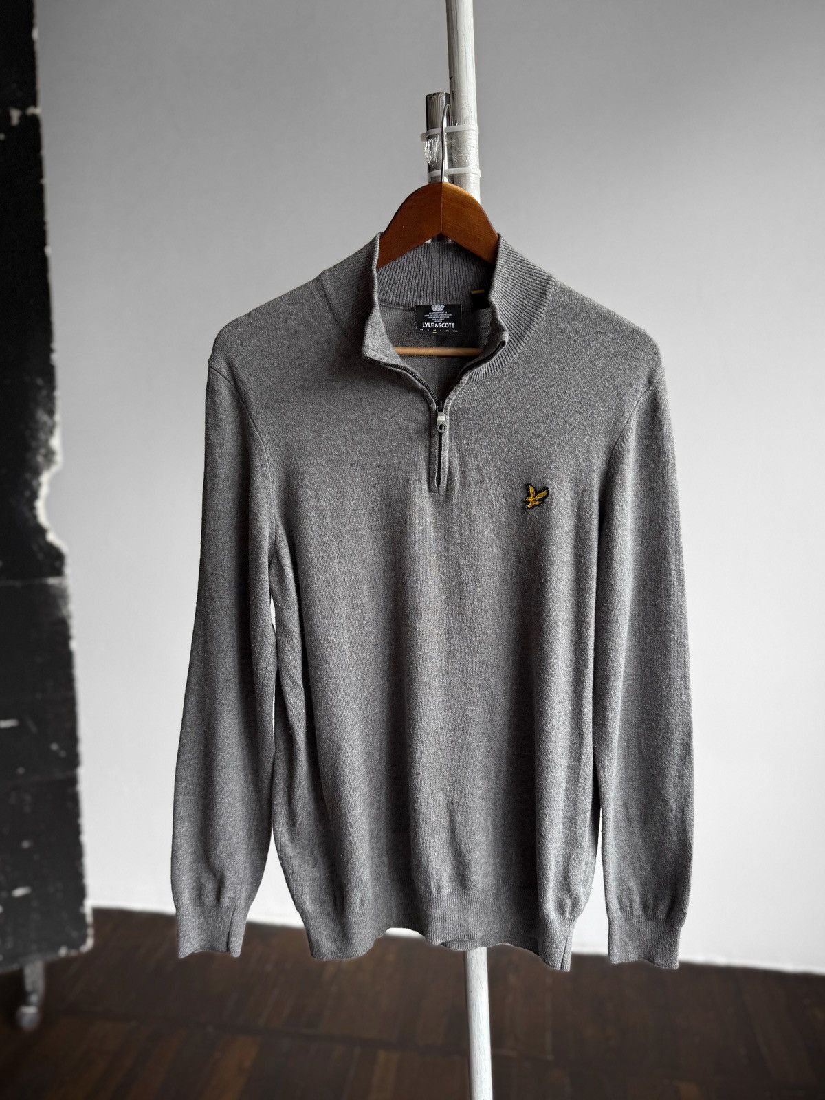 Lyle & Scott Lyle & Scott Mens Quarter 1/4 Zip Pullover Sweater Jumper Size US M / EU 48-50 / 2 - 5 Thumbnail