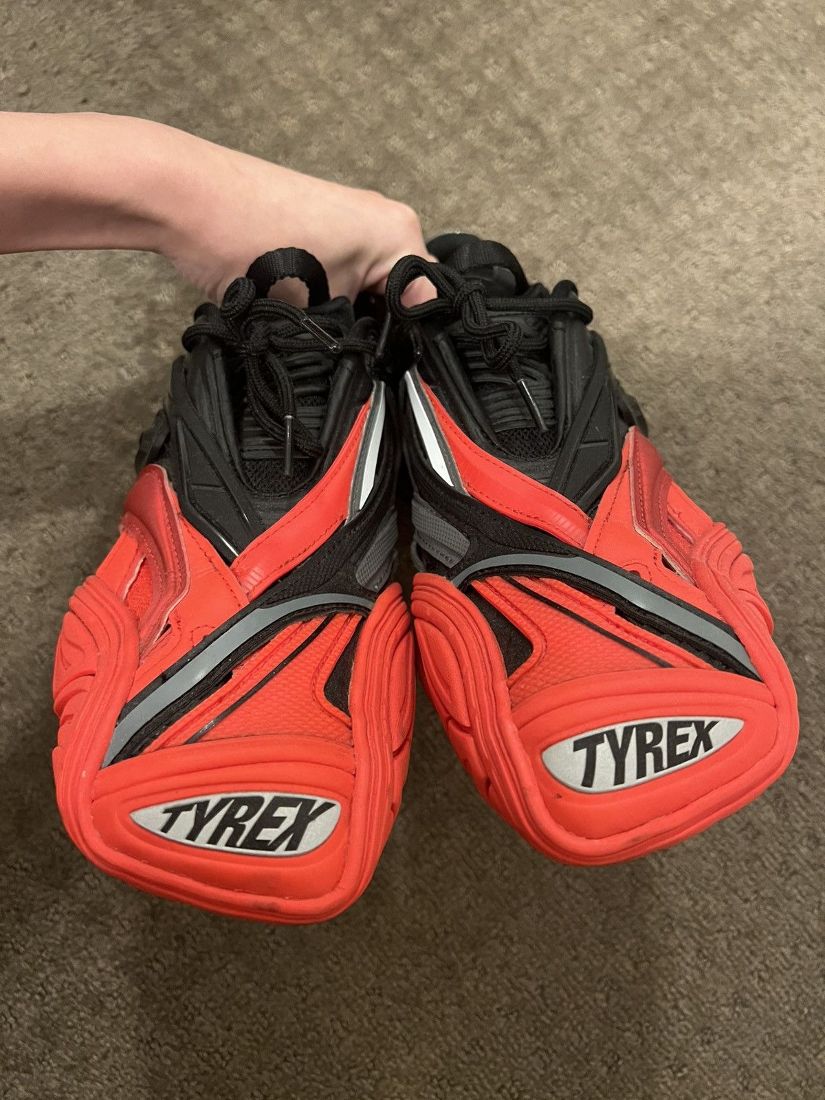 Balenciaga Balenciaga Tyrex Red sneakers Size US 8 / IT 38 - 4 Thumbnail