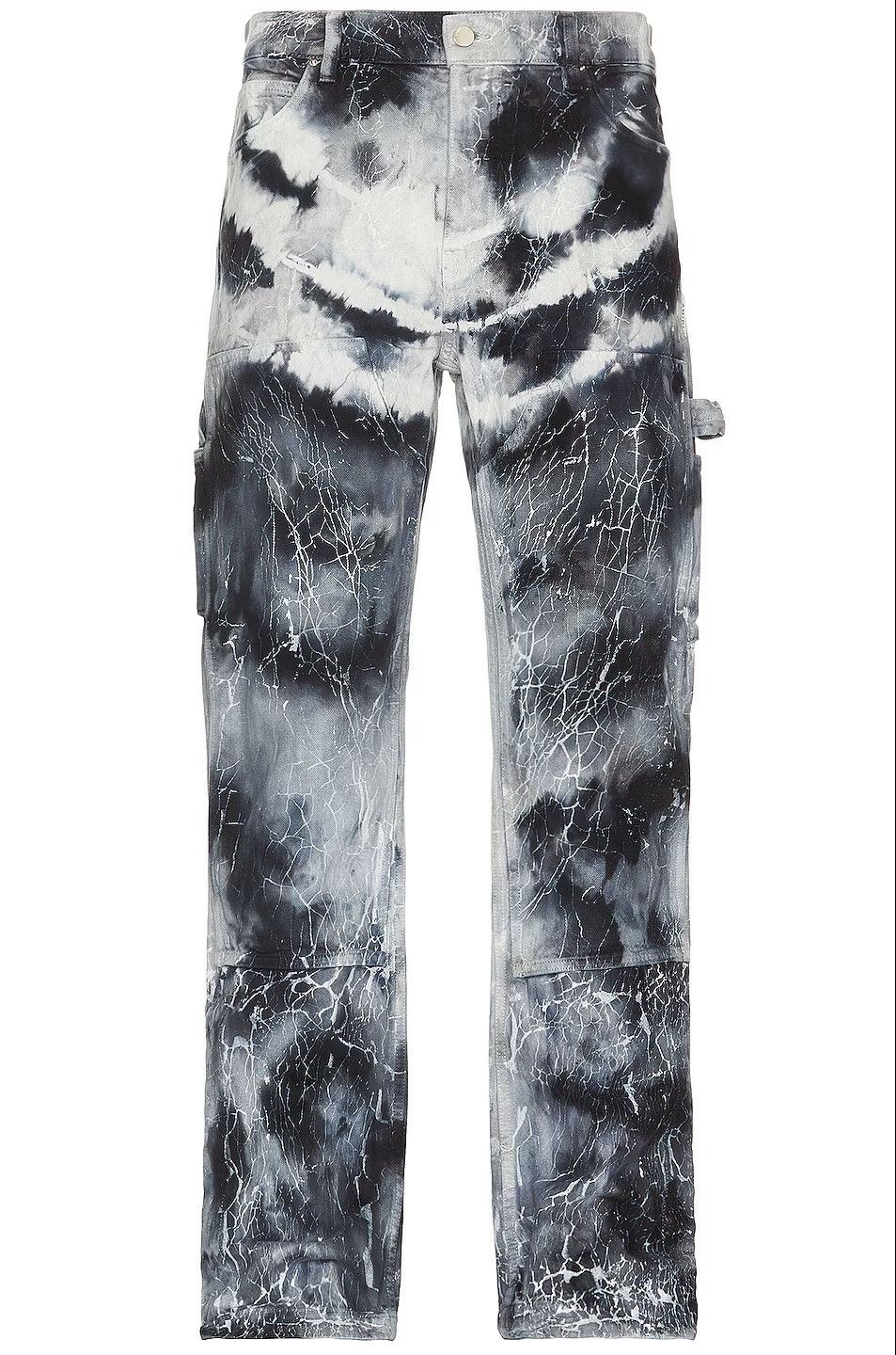 Amiri Amiri Tie-Dye Double Knee Carpenter Jeans Size US 29 - 1 Thumbnail
