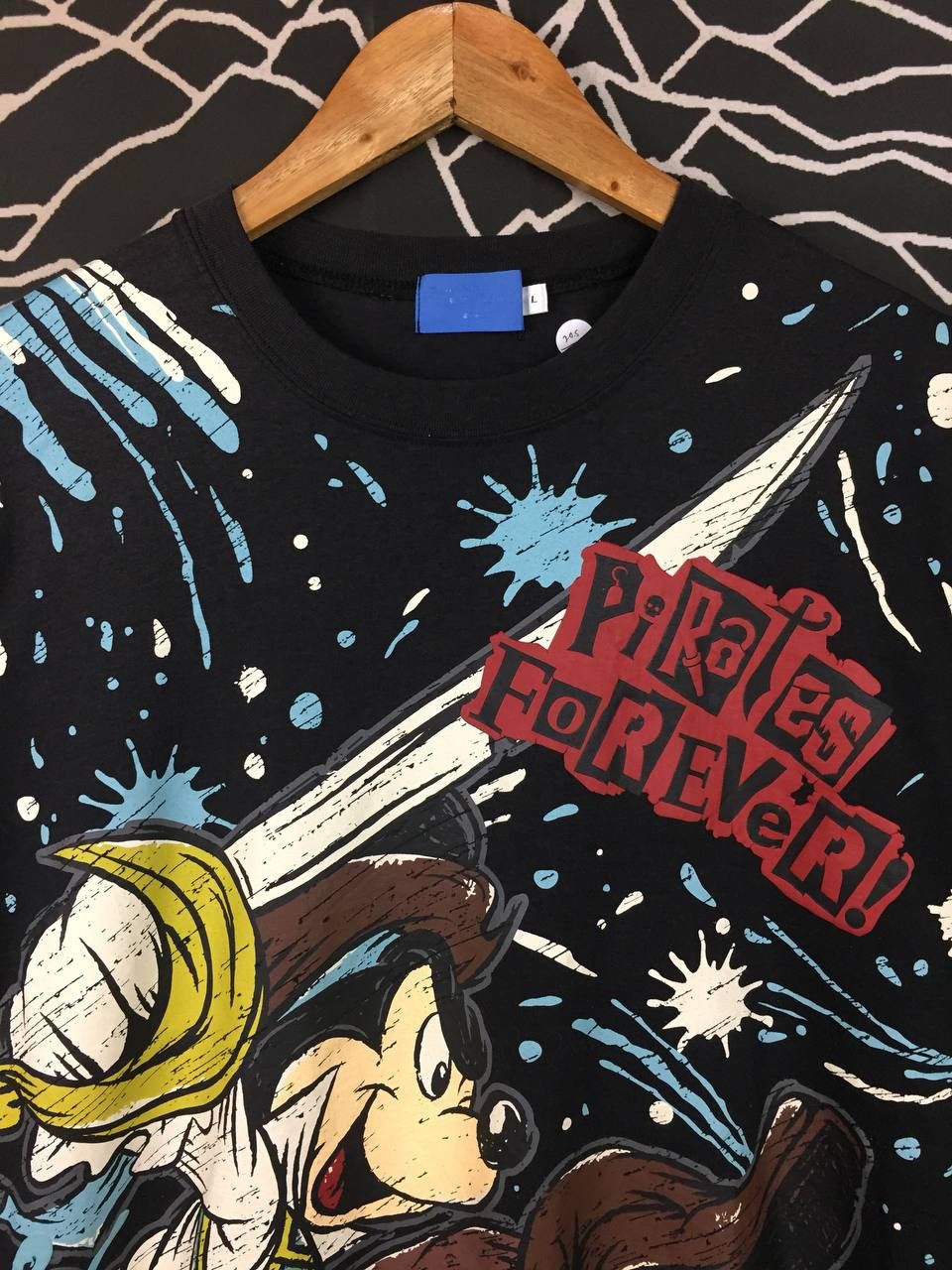 Disney Tokyo Disney Resort Mickey & Friends Pirates Summer AOP Tee Size US L / EU 52-54 / 3 - 3 Thumbnail
