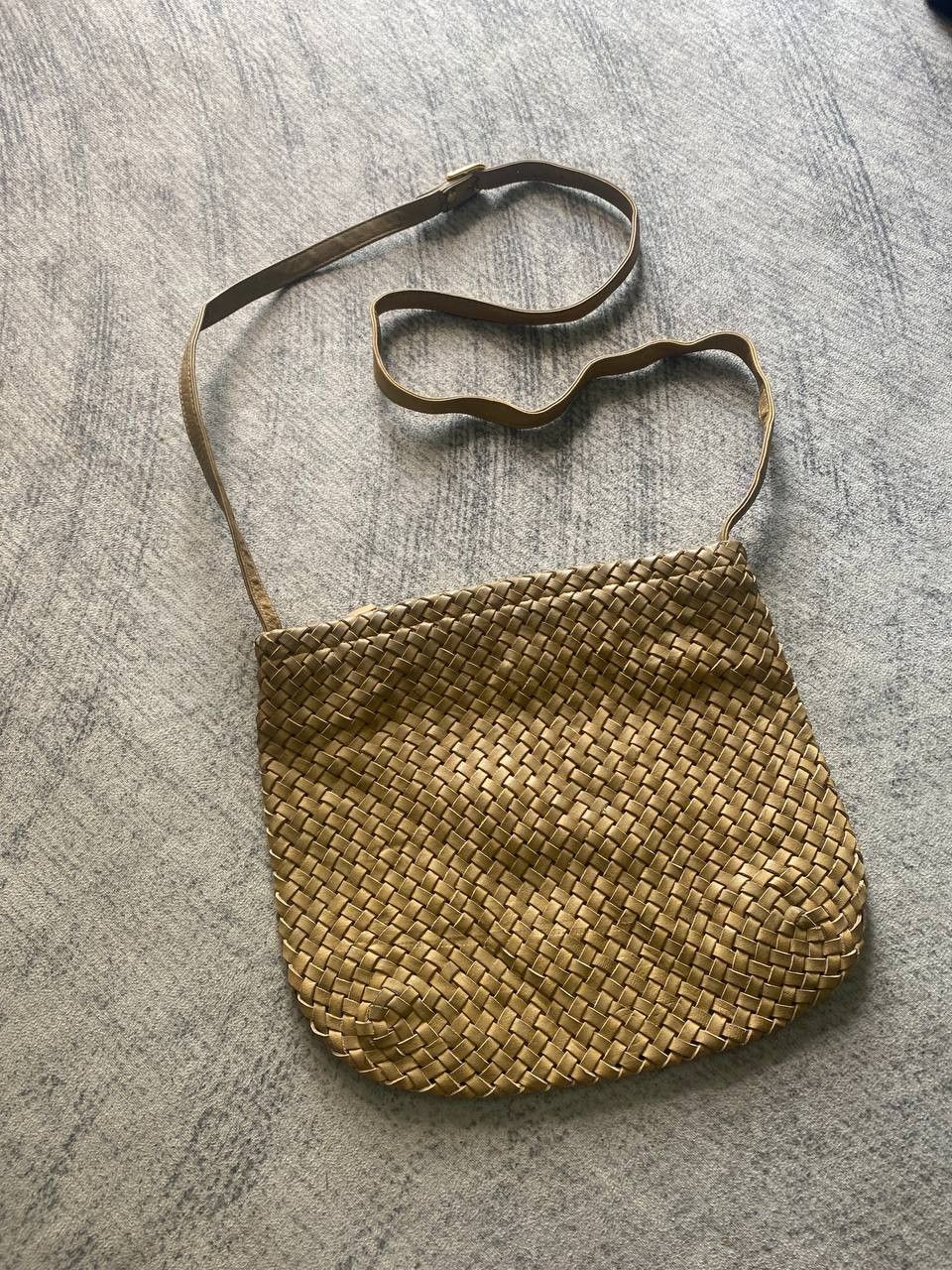 Leather × Vintage Leather Woven Shoulder Bag Size ONE SIZE - 3 Thumbnail