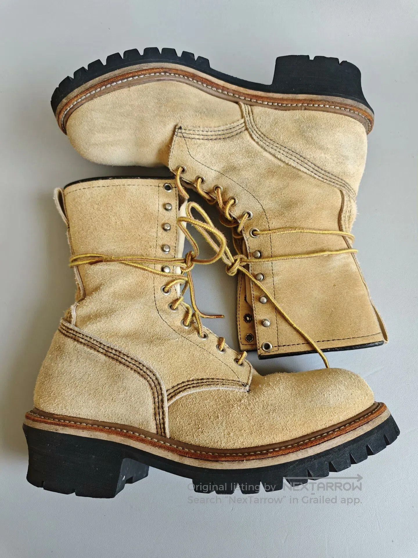 Red Wing Red Wing 8218 Suede Work Boot. Size US 8.5 / EU 41-42 - 4 Thumbnail