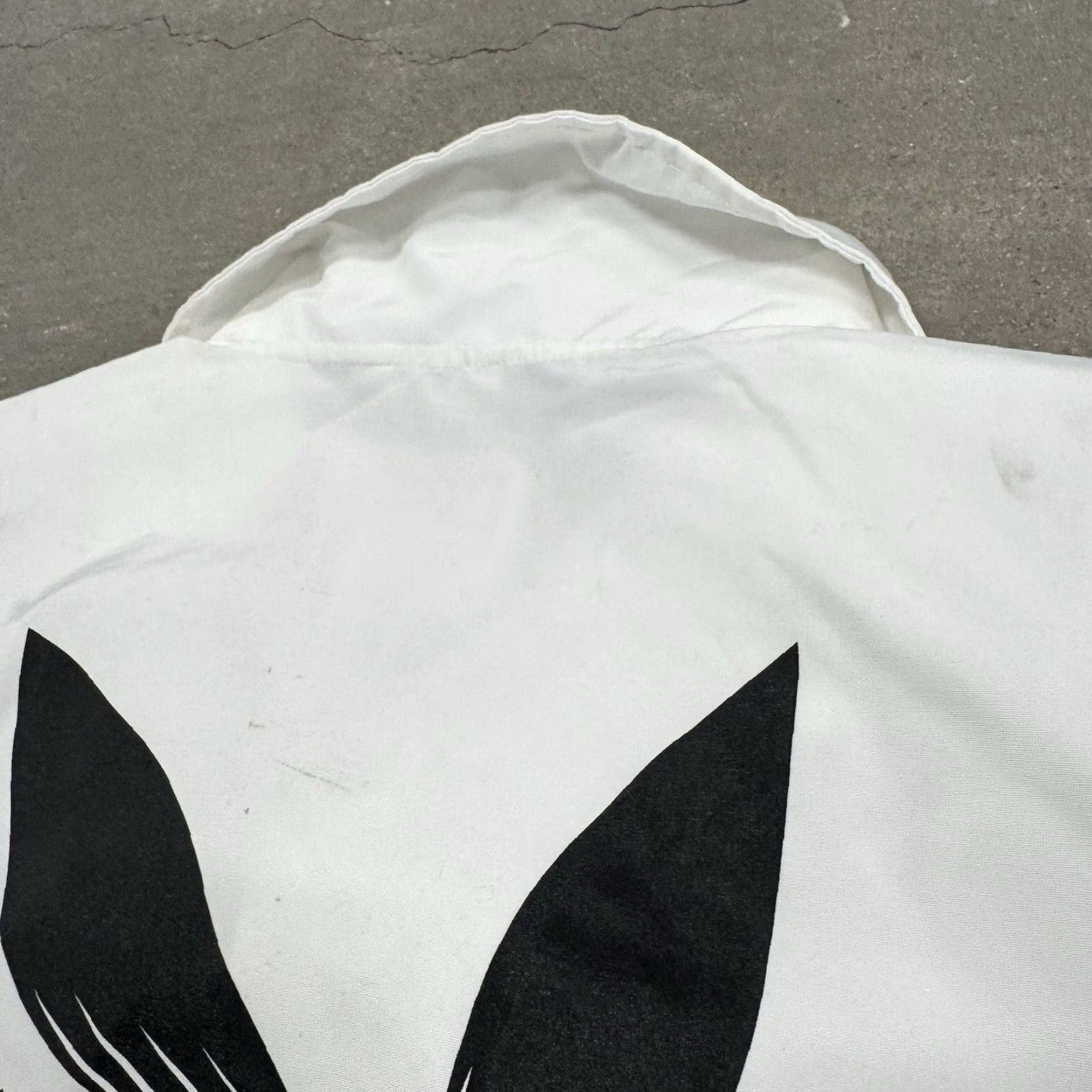 Vintage DIXXON Ground Up Custom Jacket WHITE Button Snap Windbreaker Mens L Size US L / EU 52-54 / 3 - 7 Thumbnail