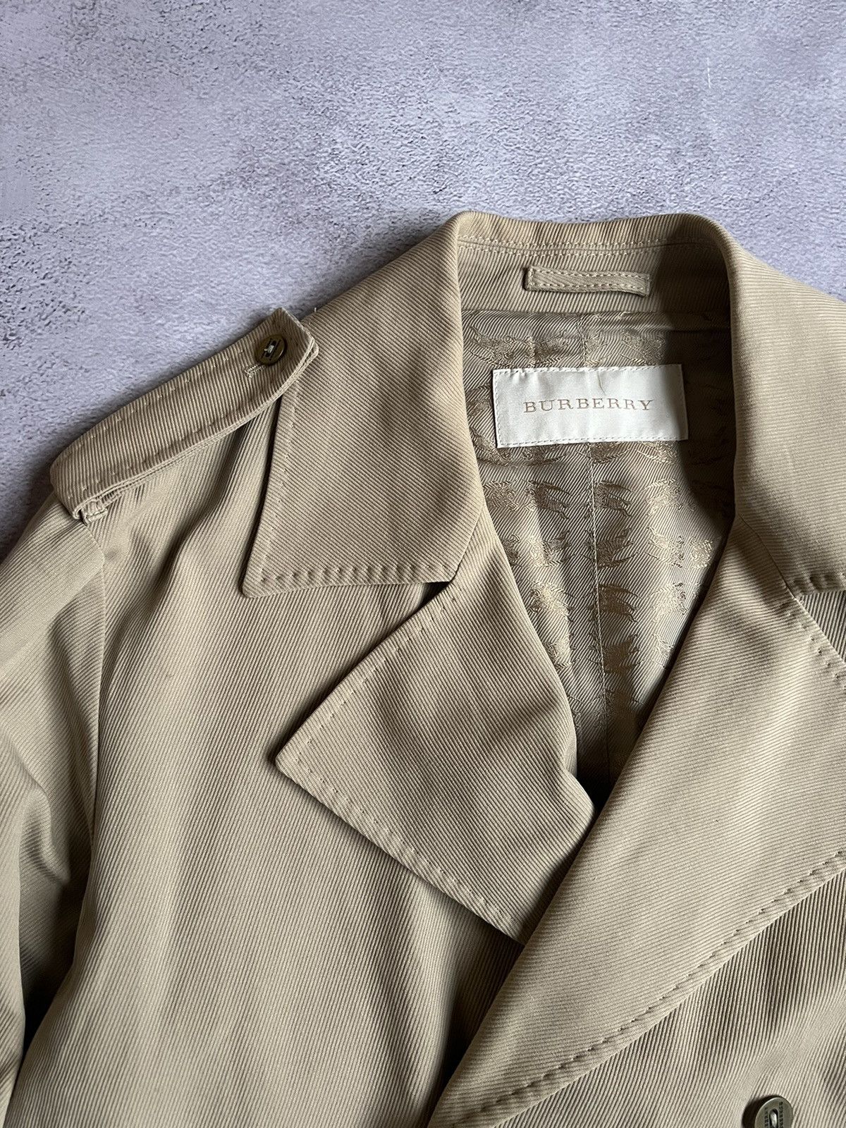 Burberry Vintage Rare Burberry Trench Coat Jacket Men’s Size:52 Size US L / EU 52-54 / 3 - 4 Thumbnail