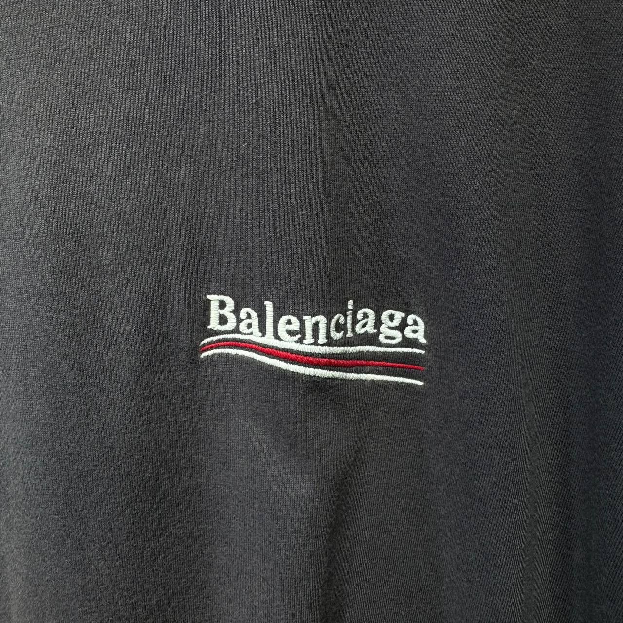 Balenciaga Balenciaga Campaign Embroidered tee Size US XL / EU 56 / 4 - 7 Thumbnail