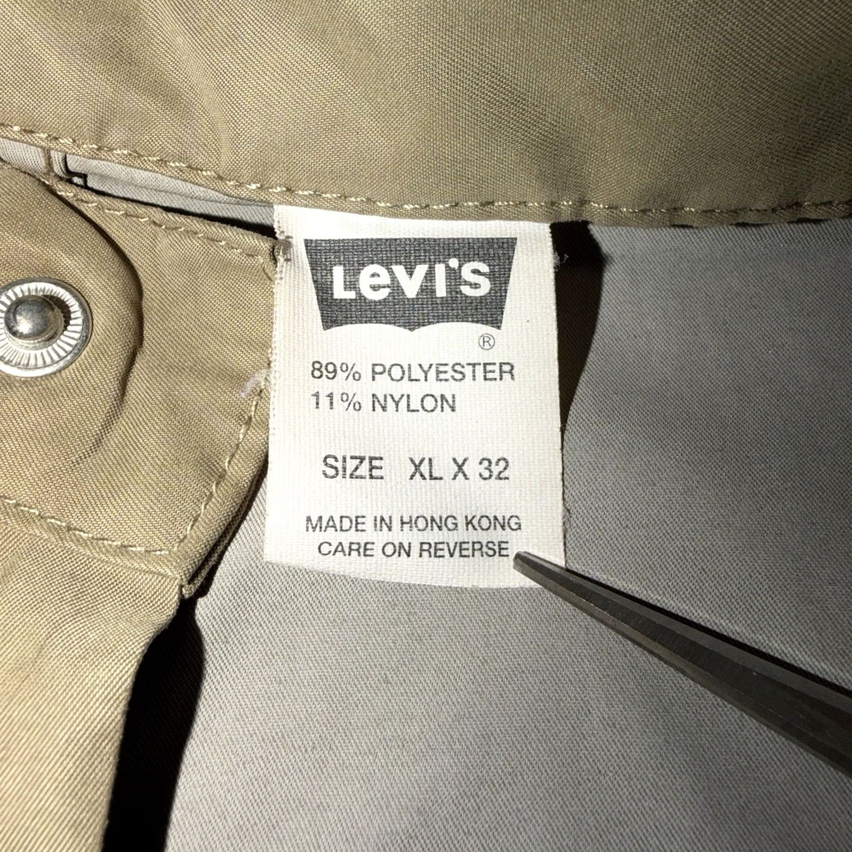 Levi's Levi's Silvertab Data Men's XL Convertible Cargo Pants Shorts Khaki 38x31 Jogger 90s Vintage? Size US 36 / EU 52 - 7 Thumbnail