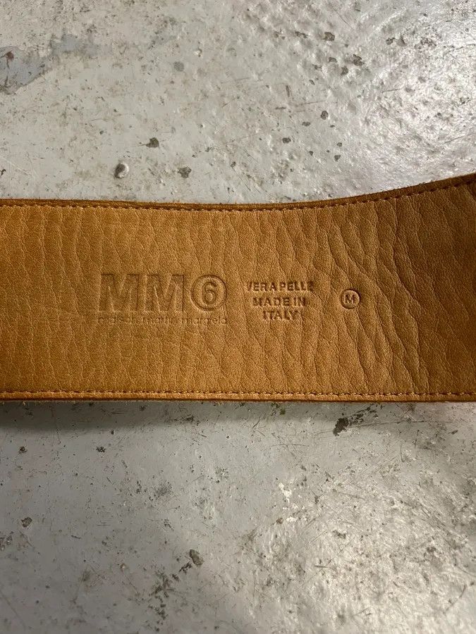 Maison Margiela Maison Margiela Orange Leather Armband Size ONE SIZE - 7 Thumbnail