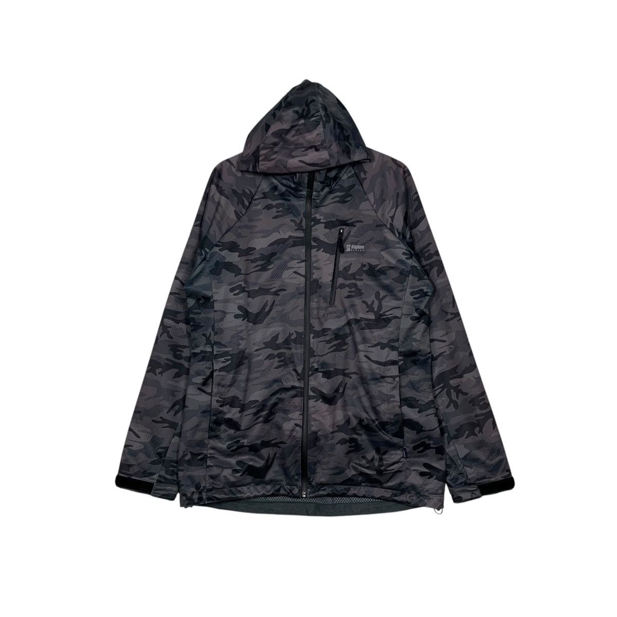 Japanese Brand ALPINE DESIGN Windbreaker Hoodie Jacket #2502-C112 Size US L / EU 52-54 / 3 - 1 Thumbnail