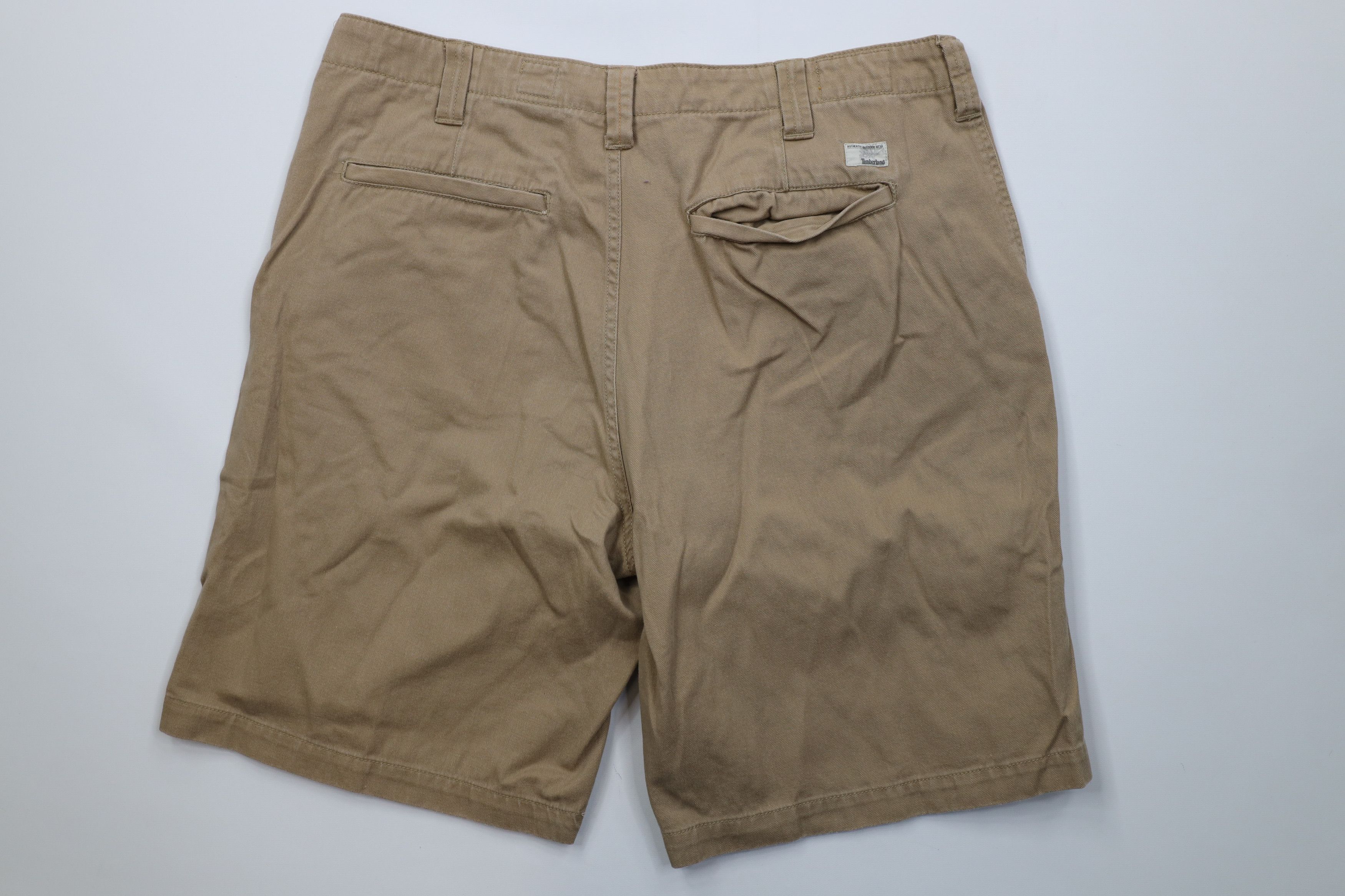 Timberland Vintage 90s Y2K Timberland Surplus Shorts Brown Cotton Size US 38 / EU 54 - 7 Thumbnail