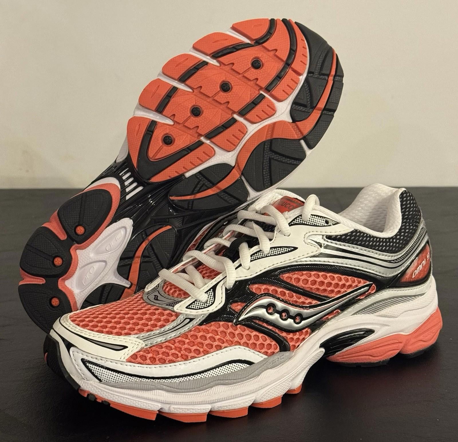 Saucony Saucony ProGrid Omni 9 Coral Silver White S70739-26 Men’s Size US 7.5 / EU 40-41 - 6 Thumbnail
