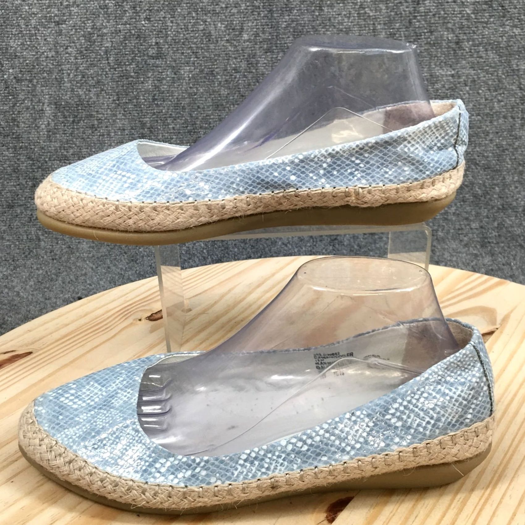 Vintage Cliffs by White Mountain Sandals Women Slips On Casual Flat Blue 11 M Size US 11 / IT 41 - 2 Thumbnail