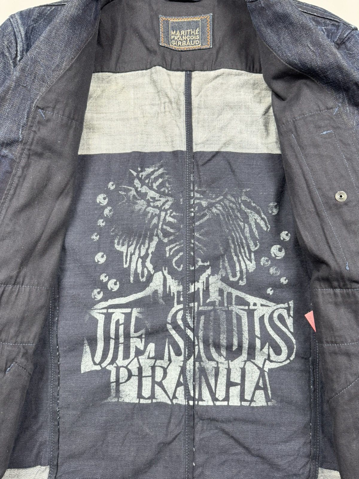 Marithe + Francois Girbaud Marithe Francois Girbaud Patchwork Denim Jacket size 54 Size US L / EU 52-54 / 3 - 9 Thumbnail