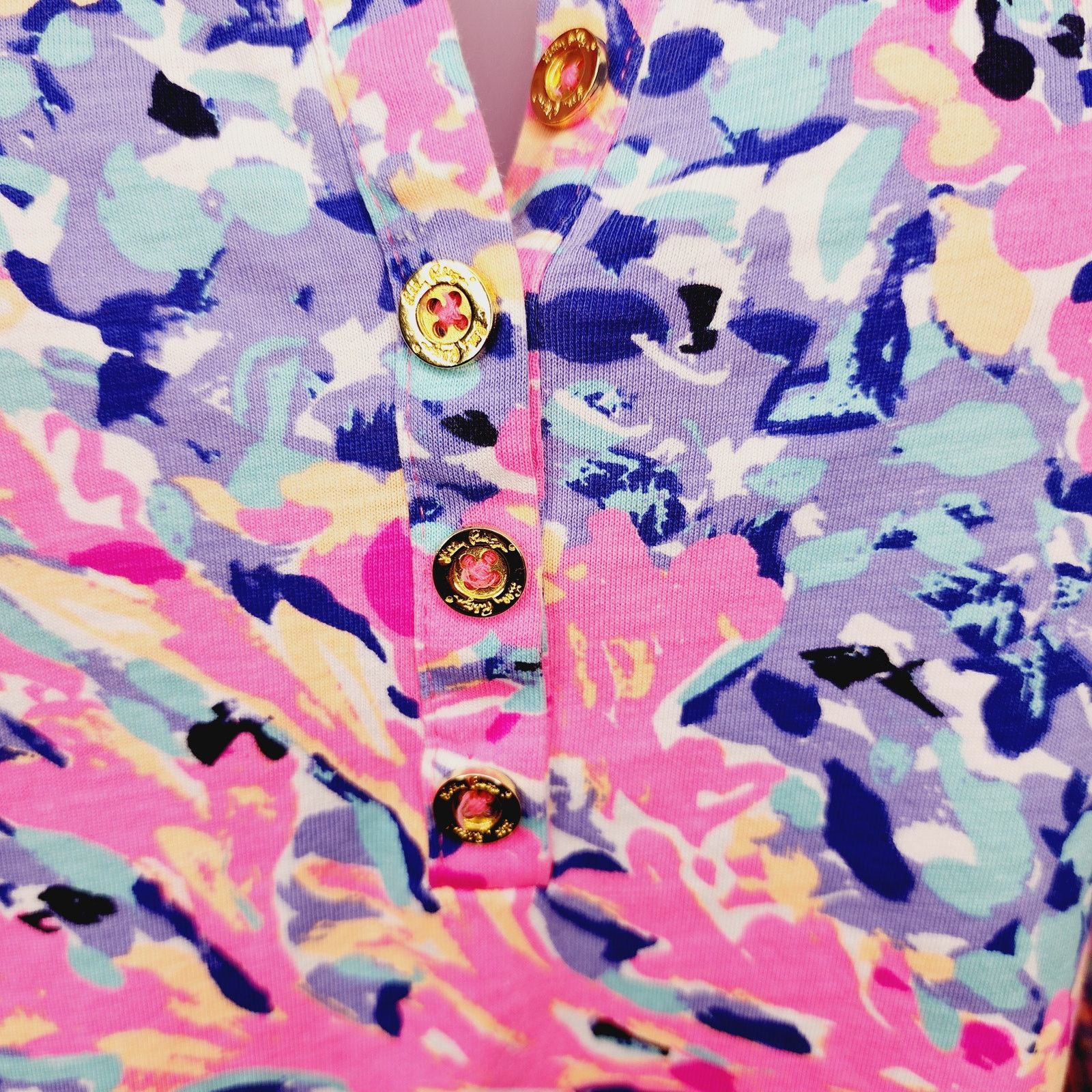 Lilly Pulitzer Lilly Pulitzer Banyan- Coco Coral Crab 3/4 Sleeve Dress Size XS / US 0-2 / IT 36-38 - 5 Thumbnail