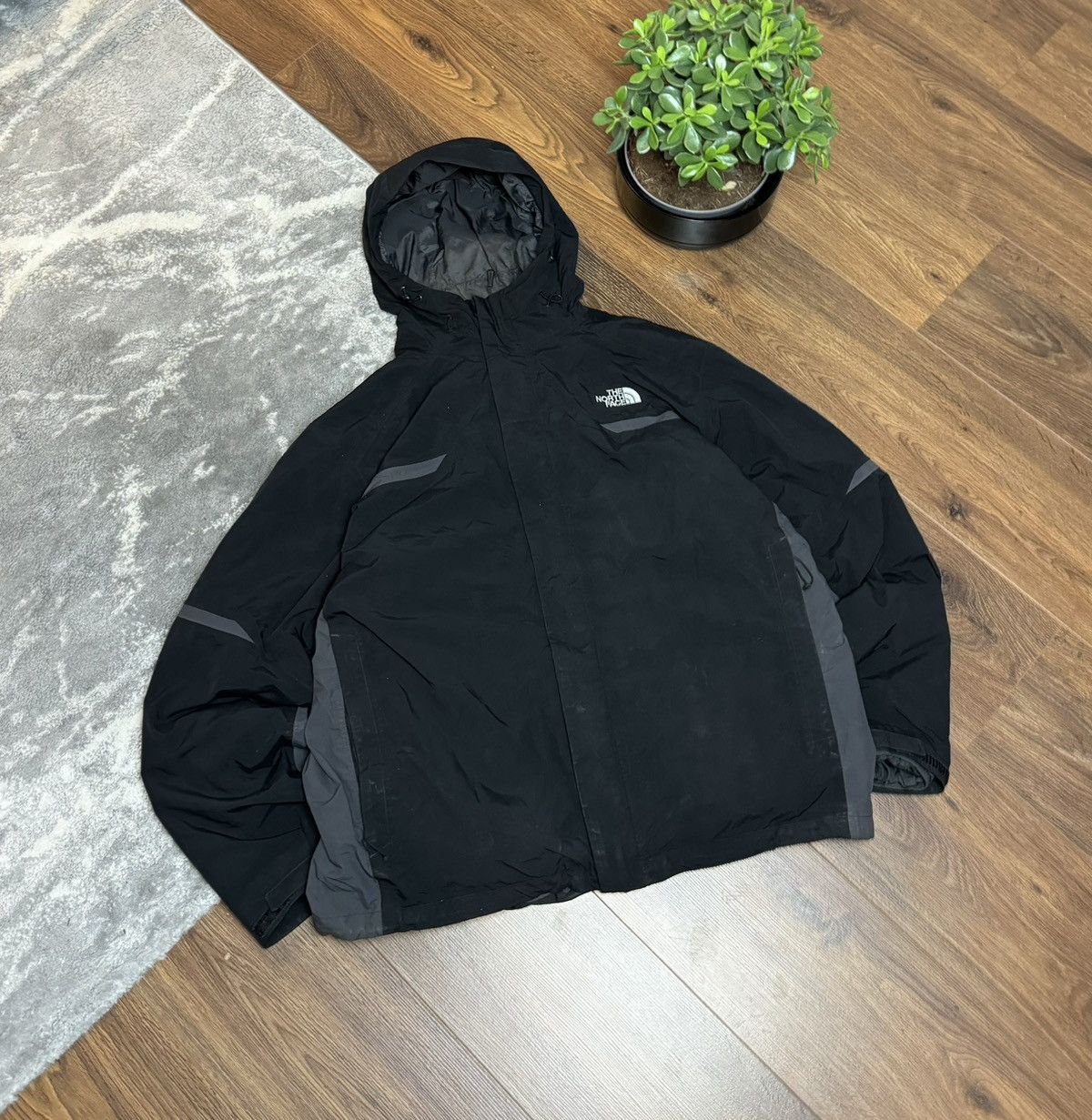00s The North Face Vintage 3 in 1 HyVent Down Nylon Jacket