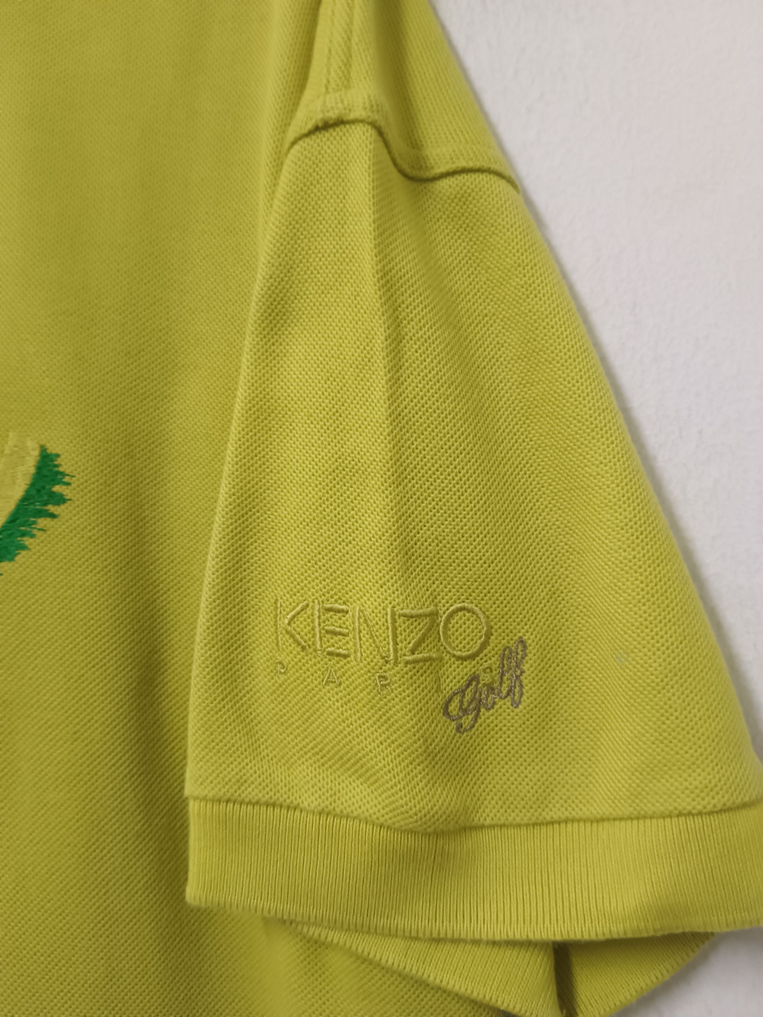 Kenzo × Vintage Vintage Kenzo Big Logo Polo Shirt Size US L / EU 52-54 / 3 - 4 Thumbnail