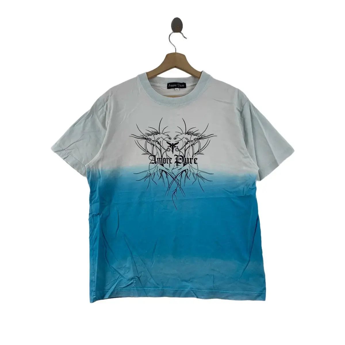 Vintage Vintage AMORE PURE Black Angels Dragon Tee Shirt Anime Size US L / EU 52-54 / 3 - 1 Thumbnail