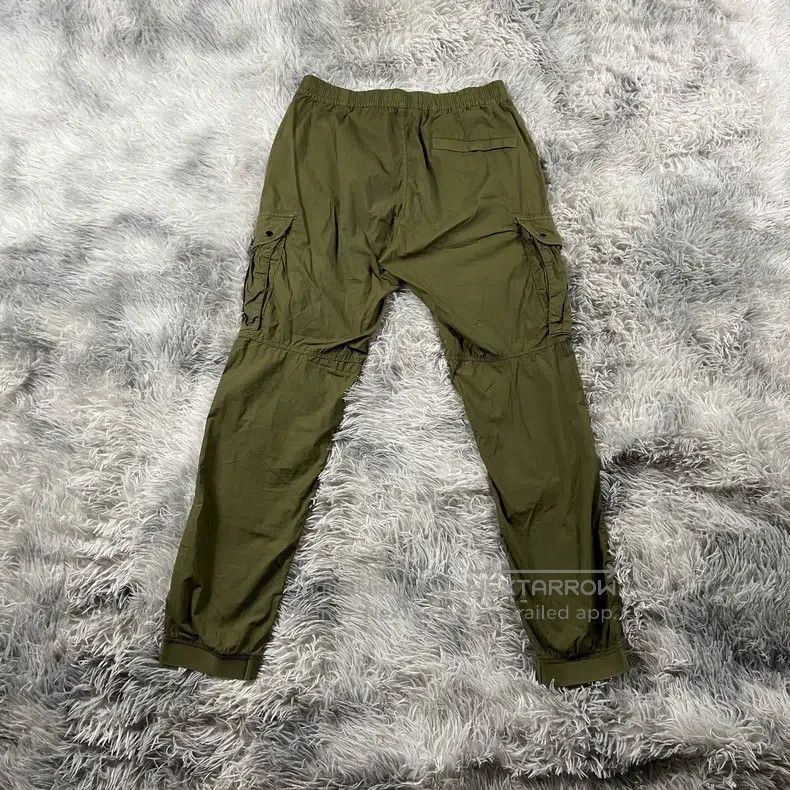 Other Stone Island Sateen Drawstring Trousers, Military Green Size US 31 - 6 Thumbnail