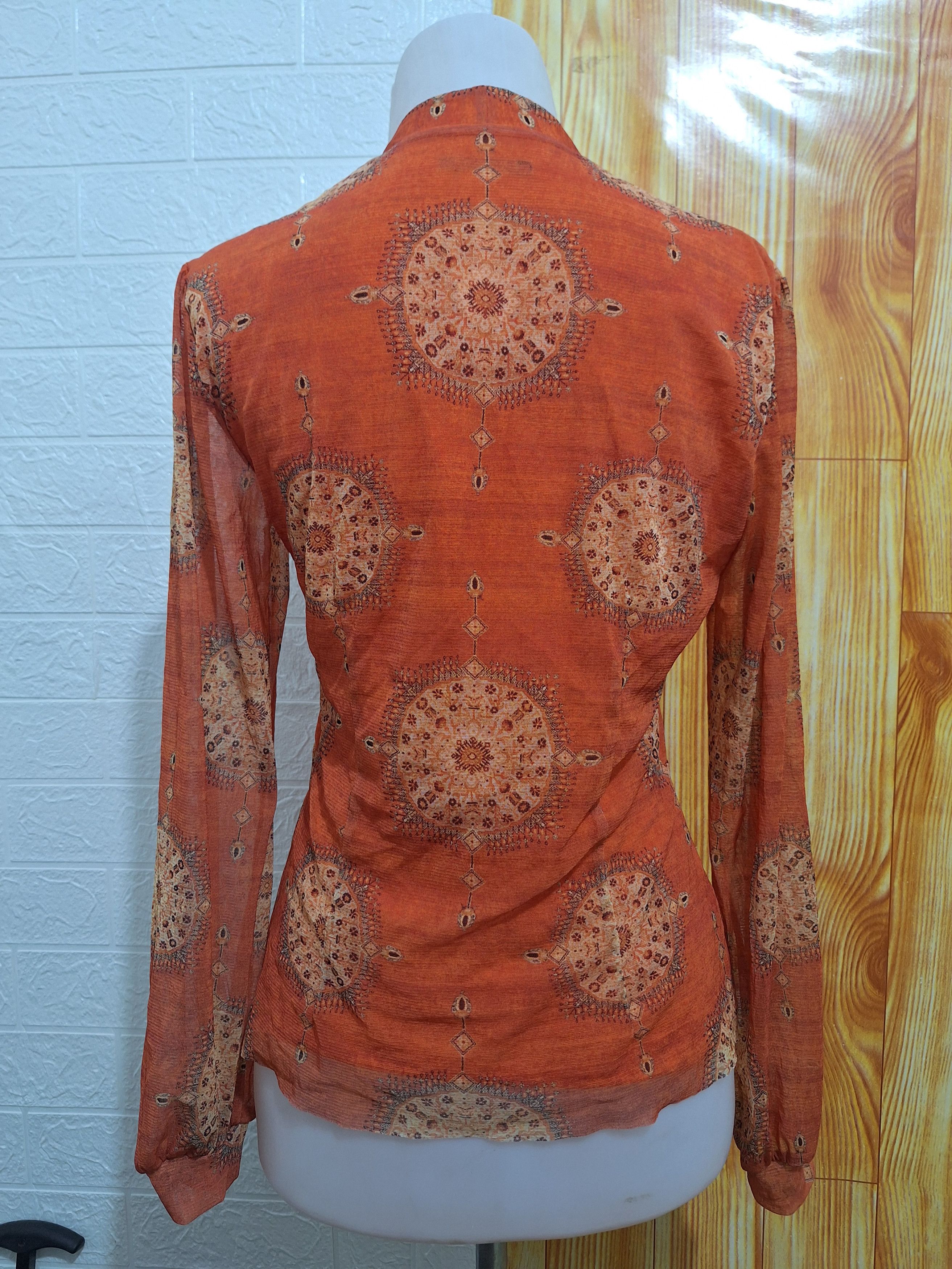 Vintage × Vivienne Tam Vivienne Tam 2layer Blouse Size M / US 6-8 / IT 42-44 - 10 Thumbnail