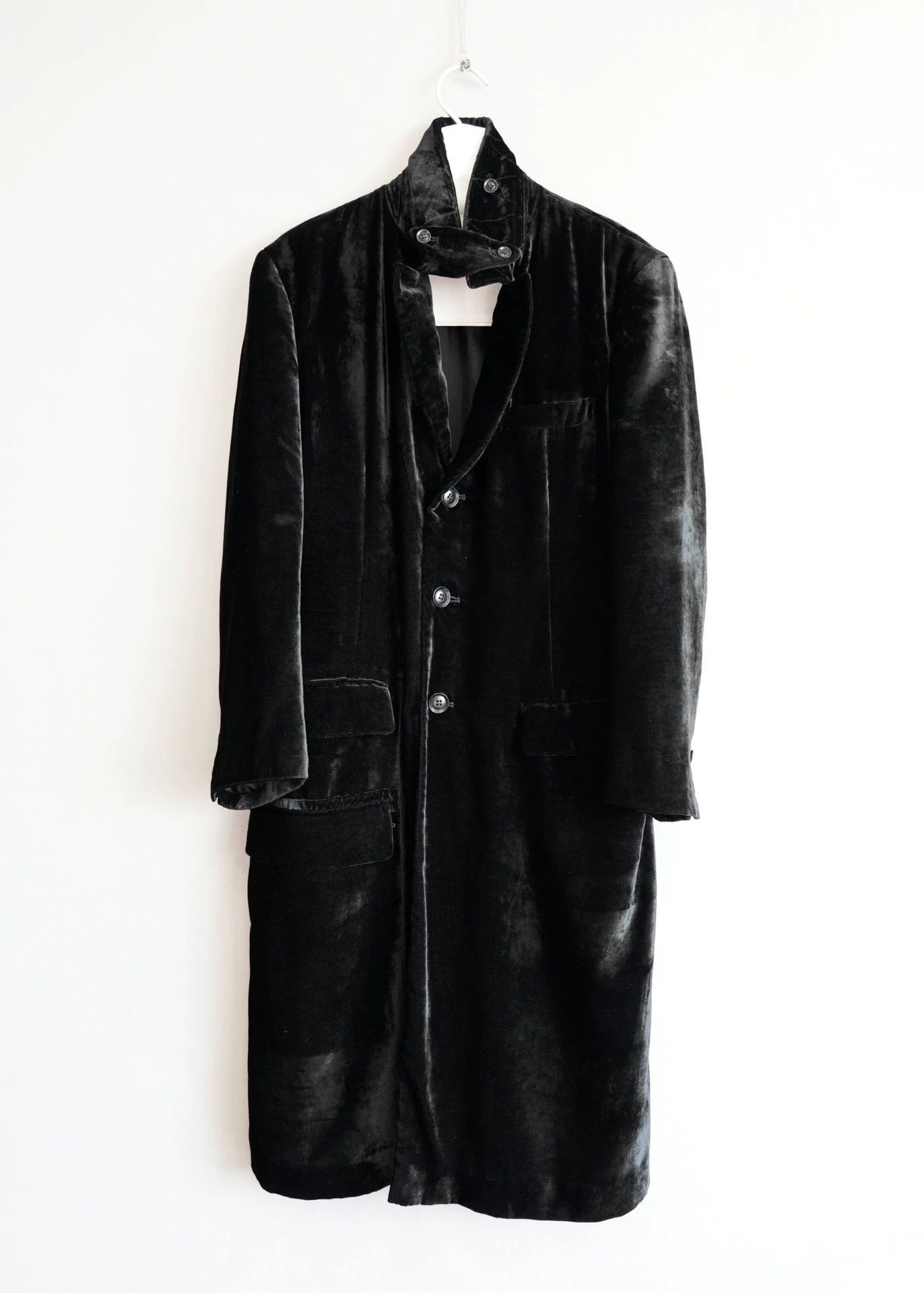Yohji Yamamoto Yohji Yamamoto 18AW Velvet Dr.jkt White Size US L / EU 52-54 / 3 - 2 Thumbnail