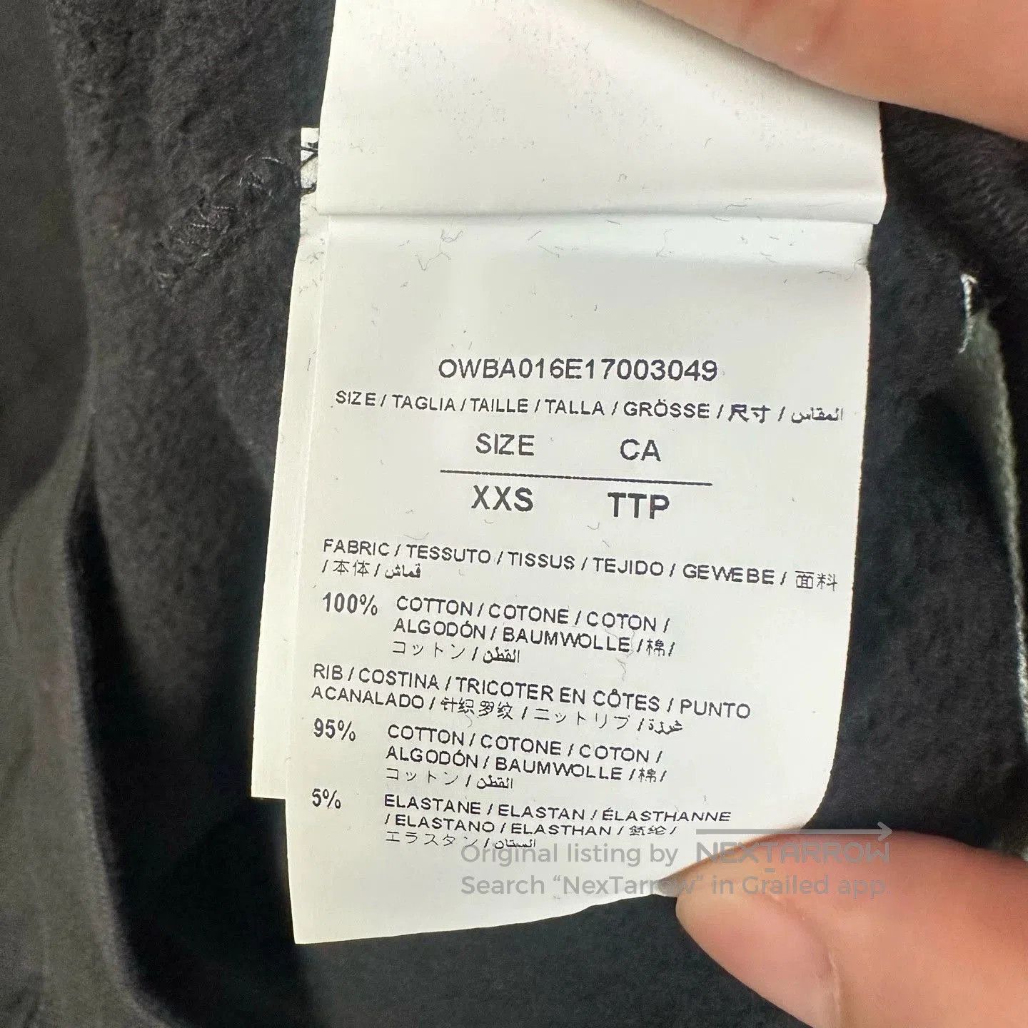 Off-White off-white cherry blossom embroidered sweatshirt. Size XXS / US 00 / IT 34 - 3 Thumbnail