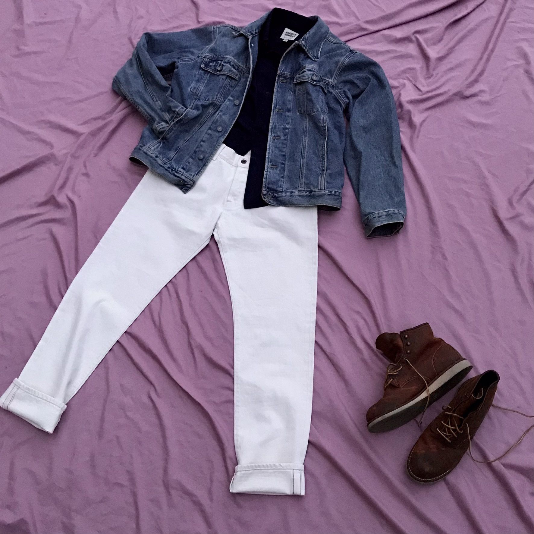 Calvin Klein US MADE CALVIN KLEIN 90s Vintage denim jacket Size US L / EU 52-54 / 3 - 4 Thumbnail