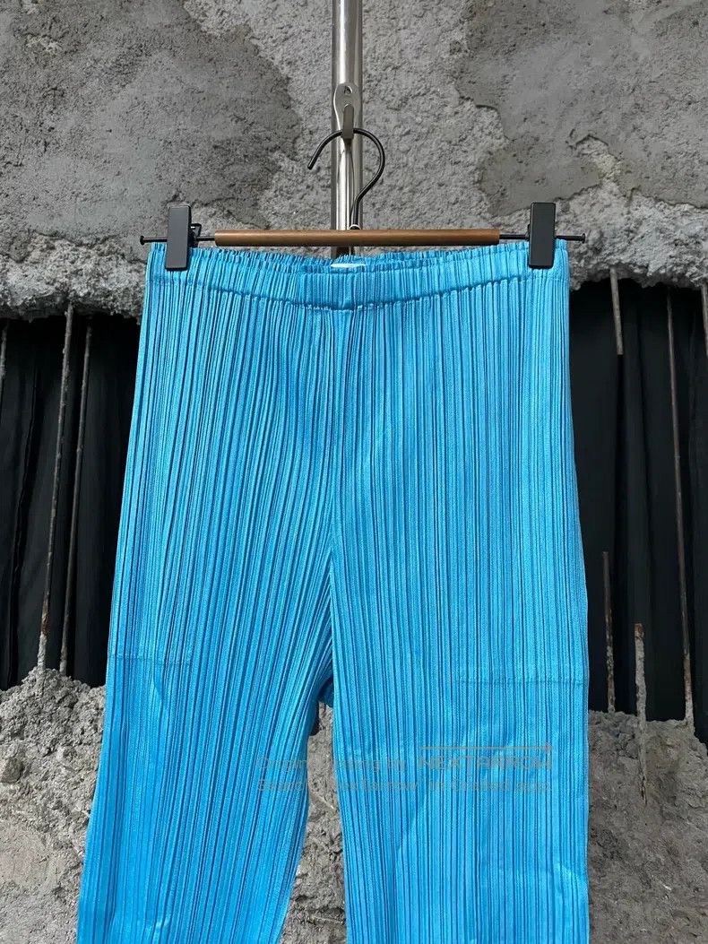 Issey Miyake Issey Miyake Blue Trousers Size 25" / US 0 / IT 36 - 3 Thumbnail