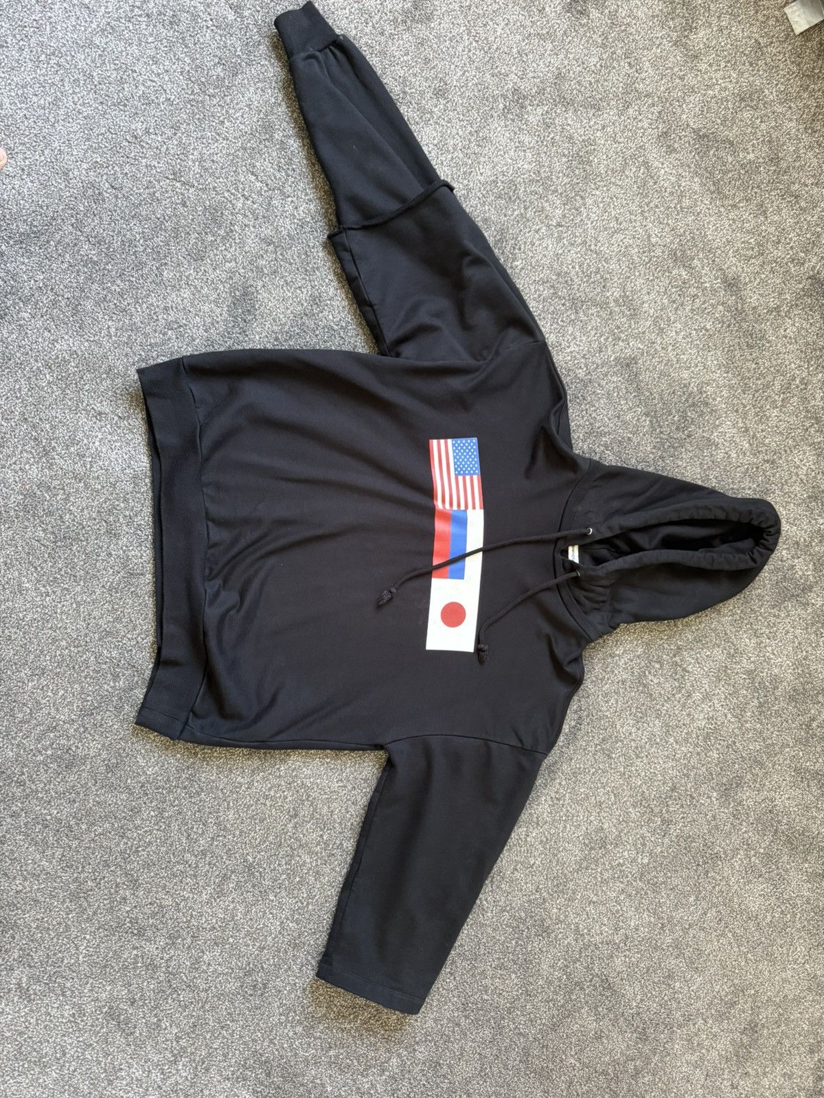Gosha Rubchinskiy GOSHA RUBCHINSKIY Asymmetrical Hoodie Size US L / EU 52-54 / 3 - 1 Thumbnail