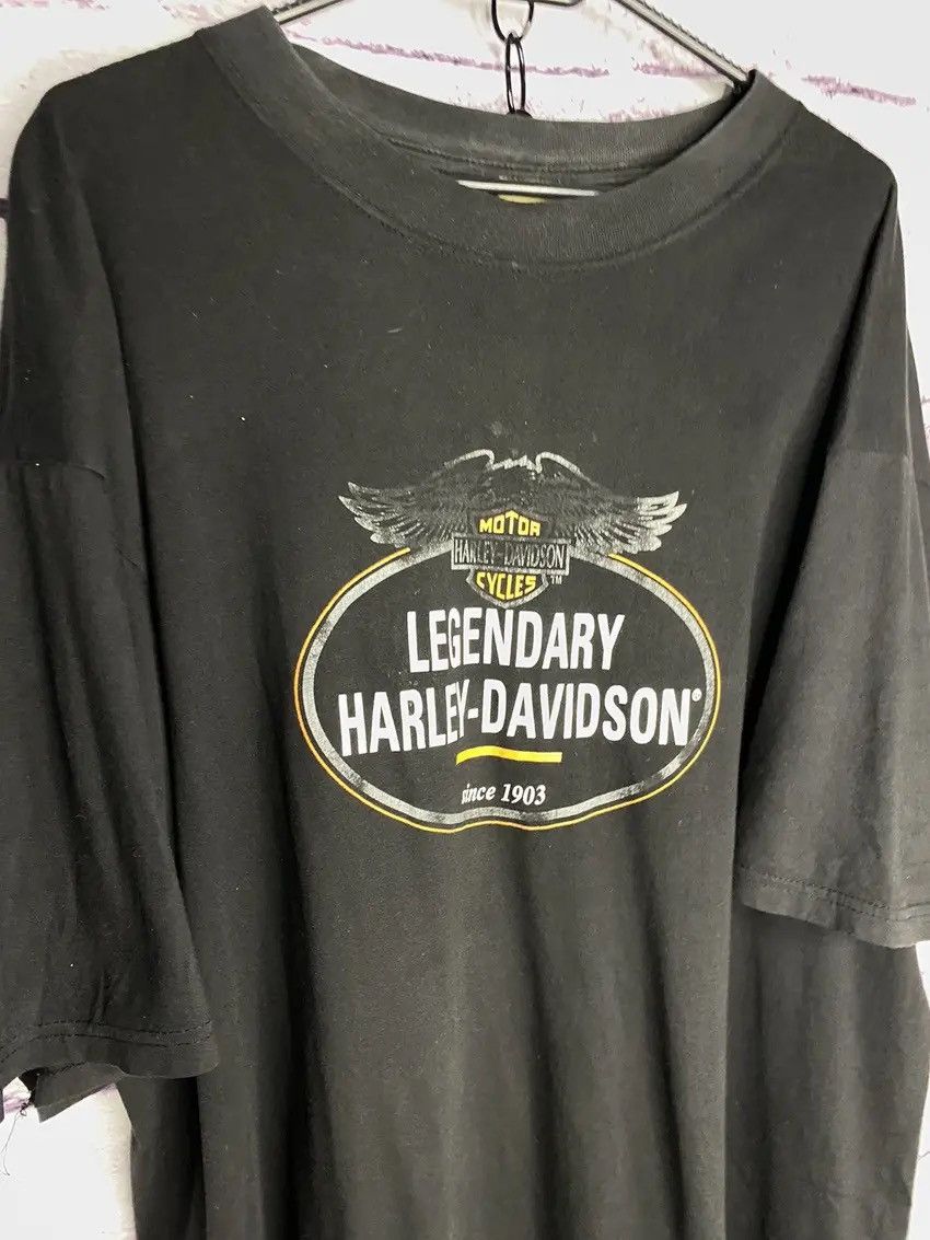 Vintage Men's T-Shirt vintage overprint Harley Davidson tee Size US XL / EU 56 / 4 - 3 Thumbnail