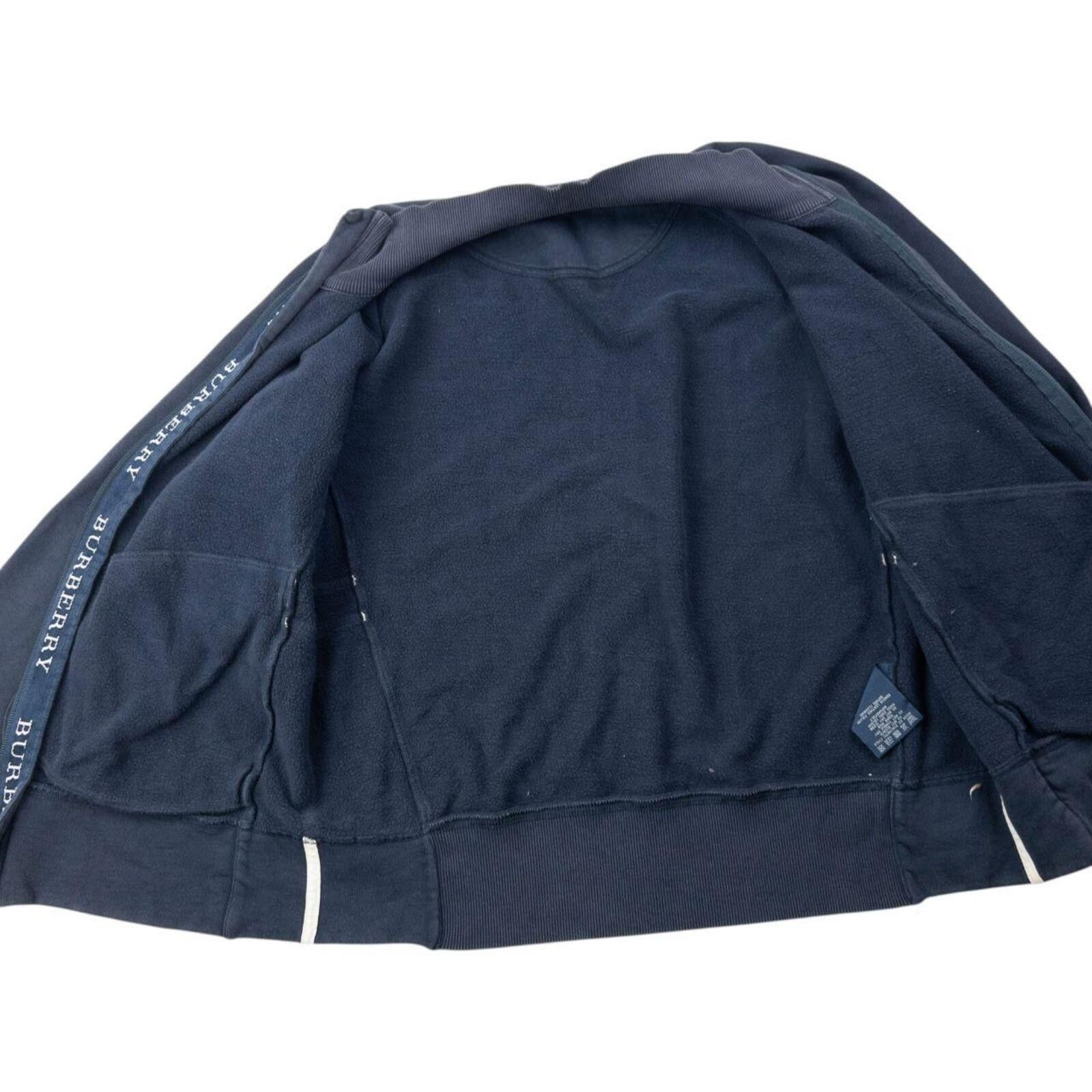 Burberry Vintage 2000s Burberry Zip Up Sweatshirt Size M Size US M / EU 48-50 / 2 - 4 Thumbnail