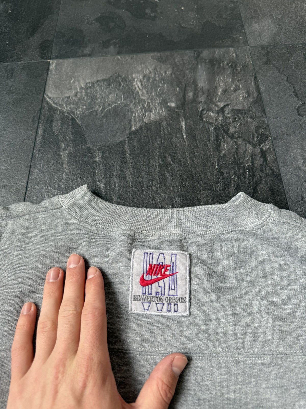 Nike × Vintage Vintage Nike big logo USA sweatshirt hype oversize Size US M / EU 48-50 / 2 - 9 Thumbnail